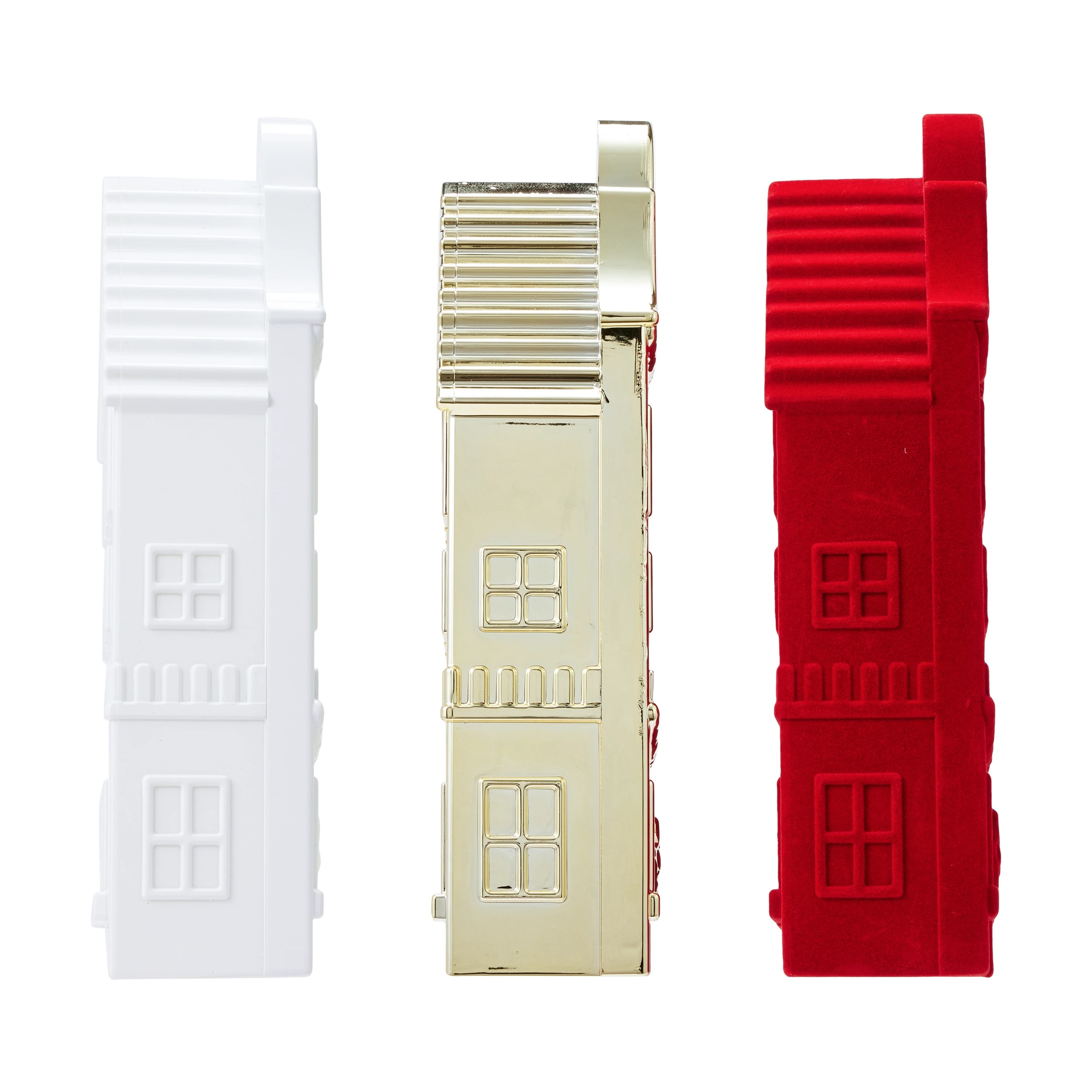 4 Metallic/Flocked/White House - Assorted, 4 of 5