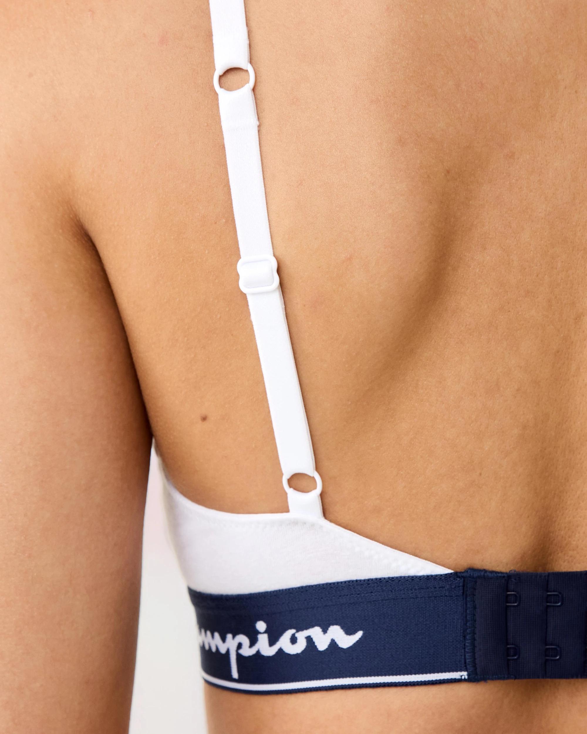 9 Champion Bralette White Navy, 9 of 10