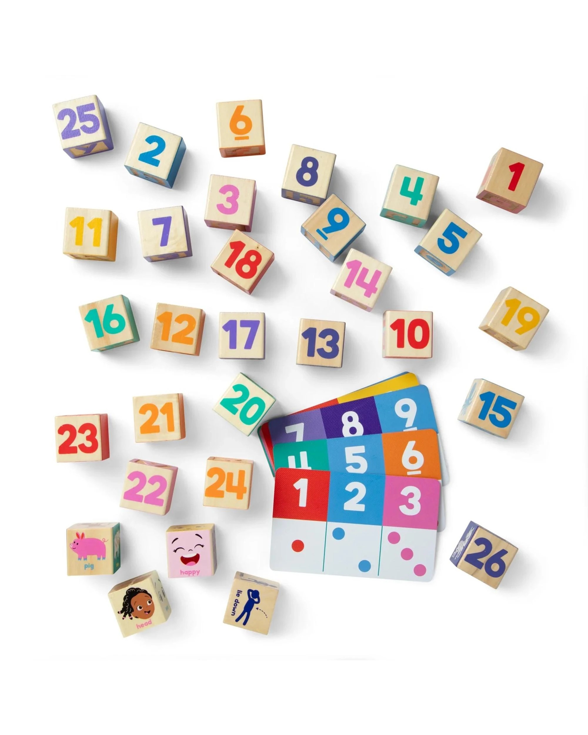 3 Melissa & Doug Melissa and Doug Ms Rachel Wooden Learning Blocks, 3 of 9