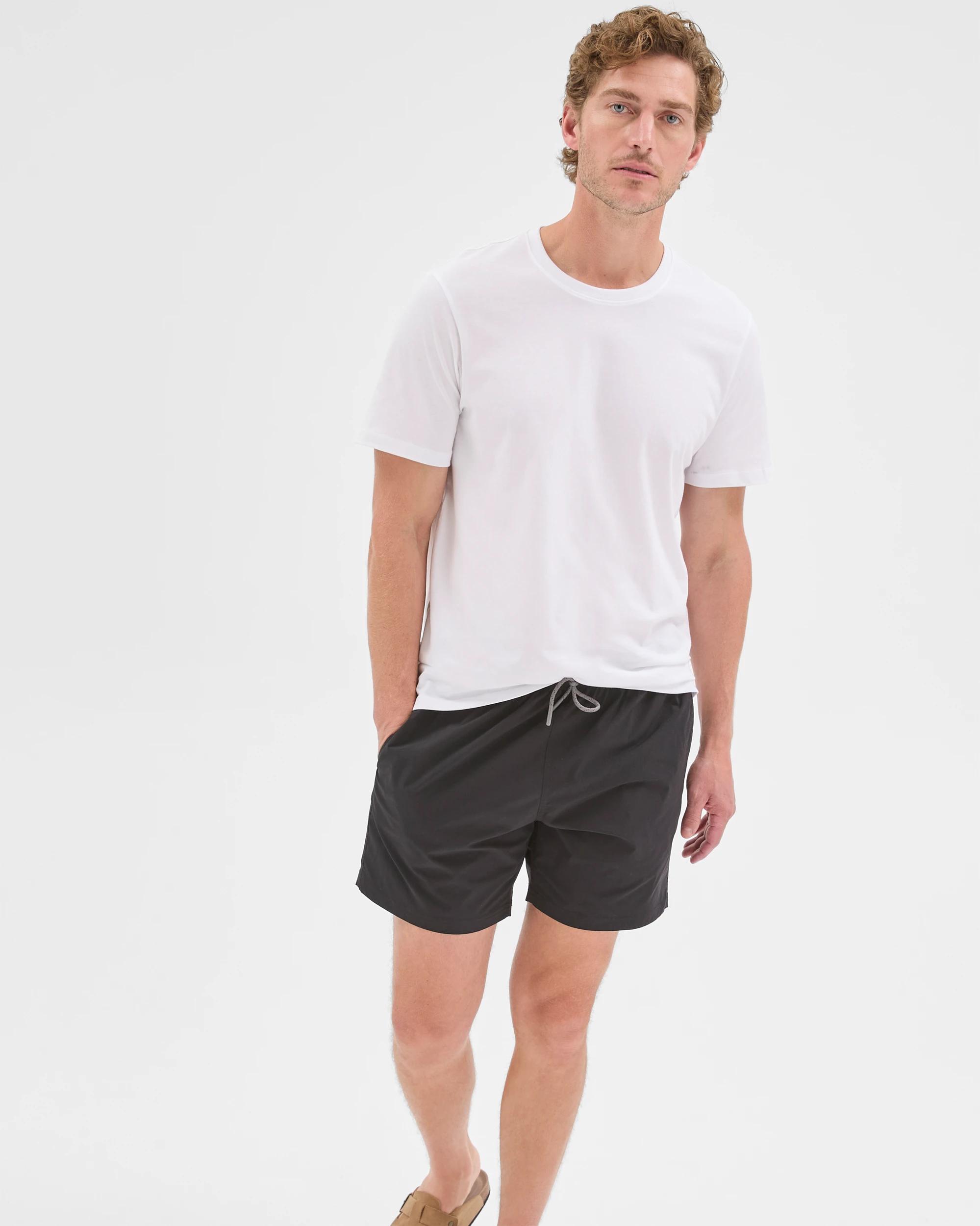 2 Target Man Elastic Waistband Bondi Shorts BLACK, 2 of 5