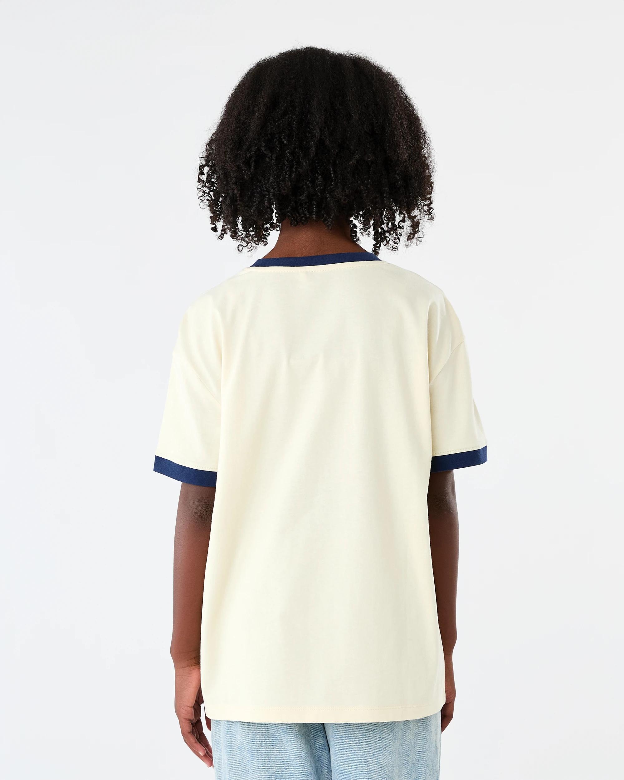 2 Side Stripe Crew Neck Oversized T-shirt Ylw Slgn, 2 of 8