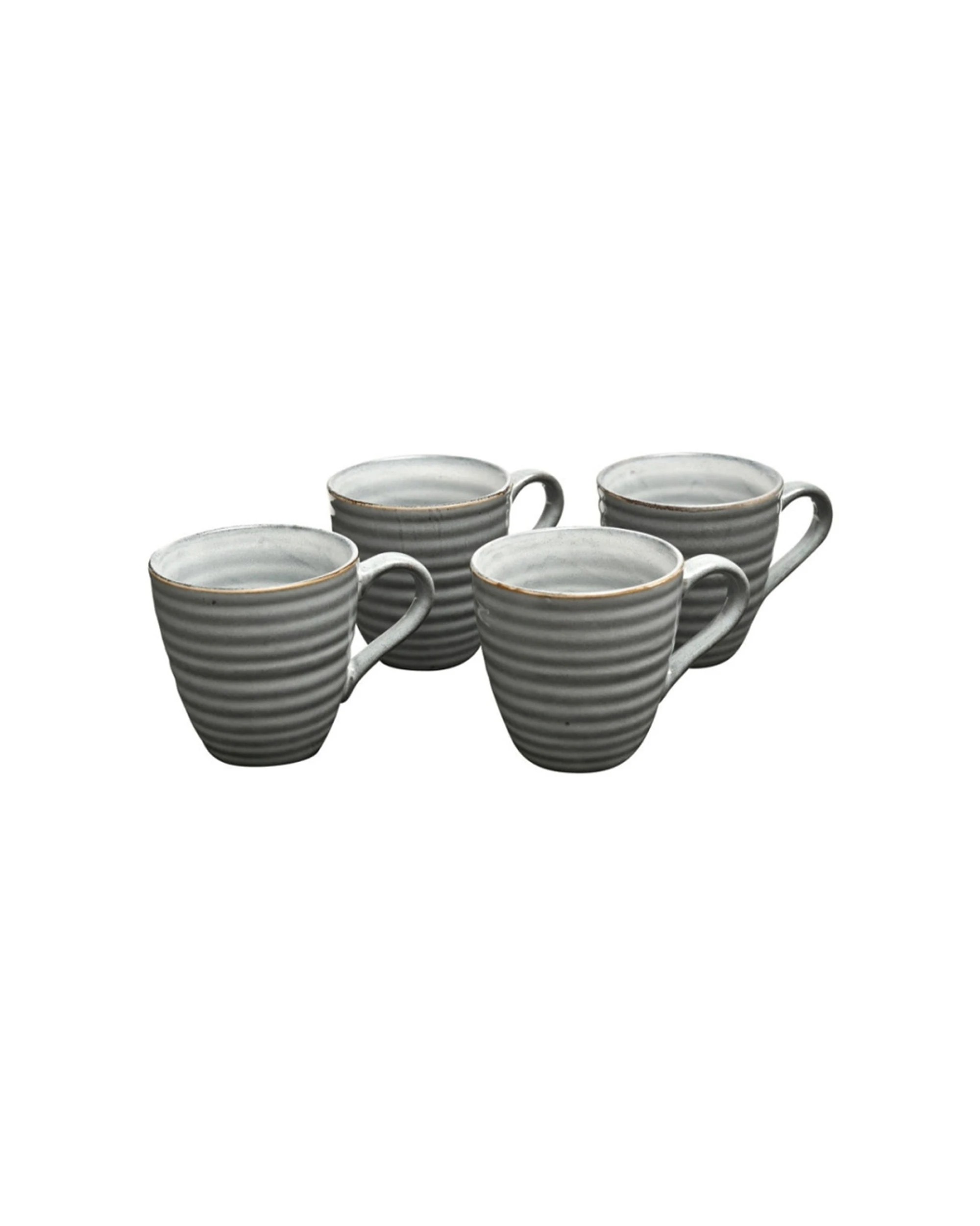 1 Coffee Culture 4pc Reactive Ceramic Drinking Mug Set 355ml - Multi, 1 of 1