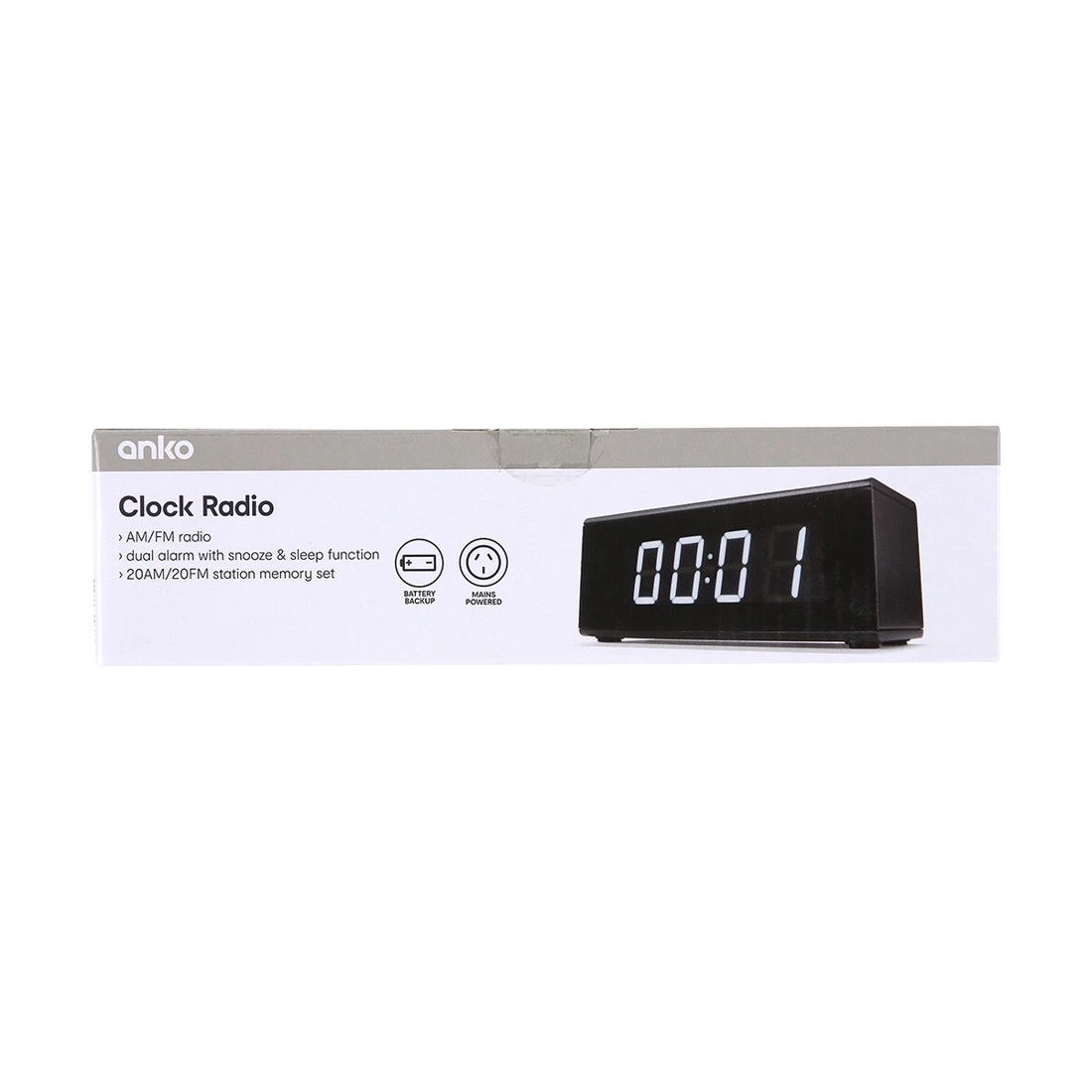 9 Clock Radio - Black, 9 of 9