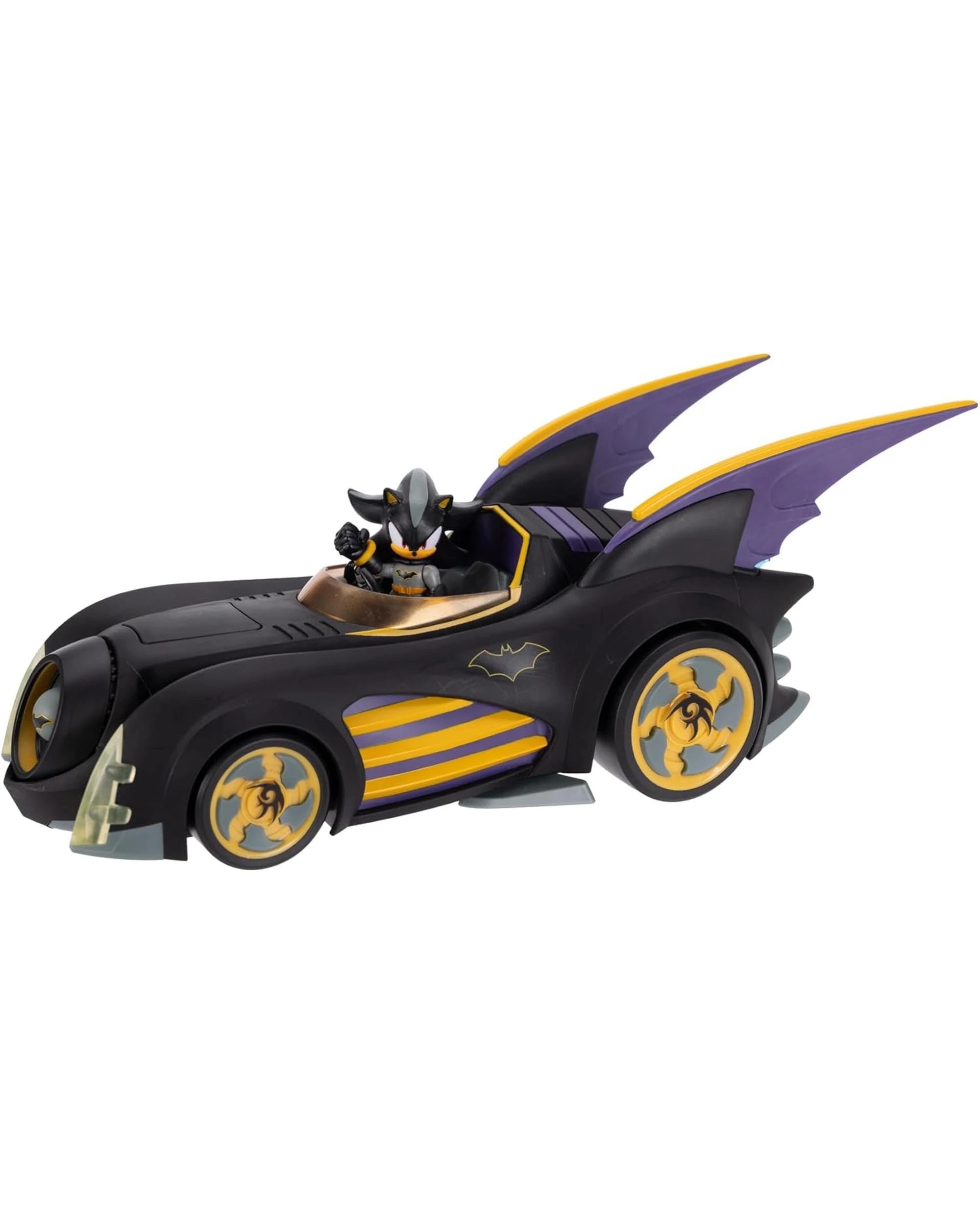 3 Sonic The Hedgehog X DC Shadow as Batman 5 inch Figure with Batmobile, 3 of 6