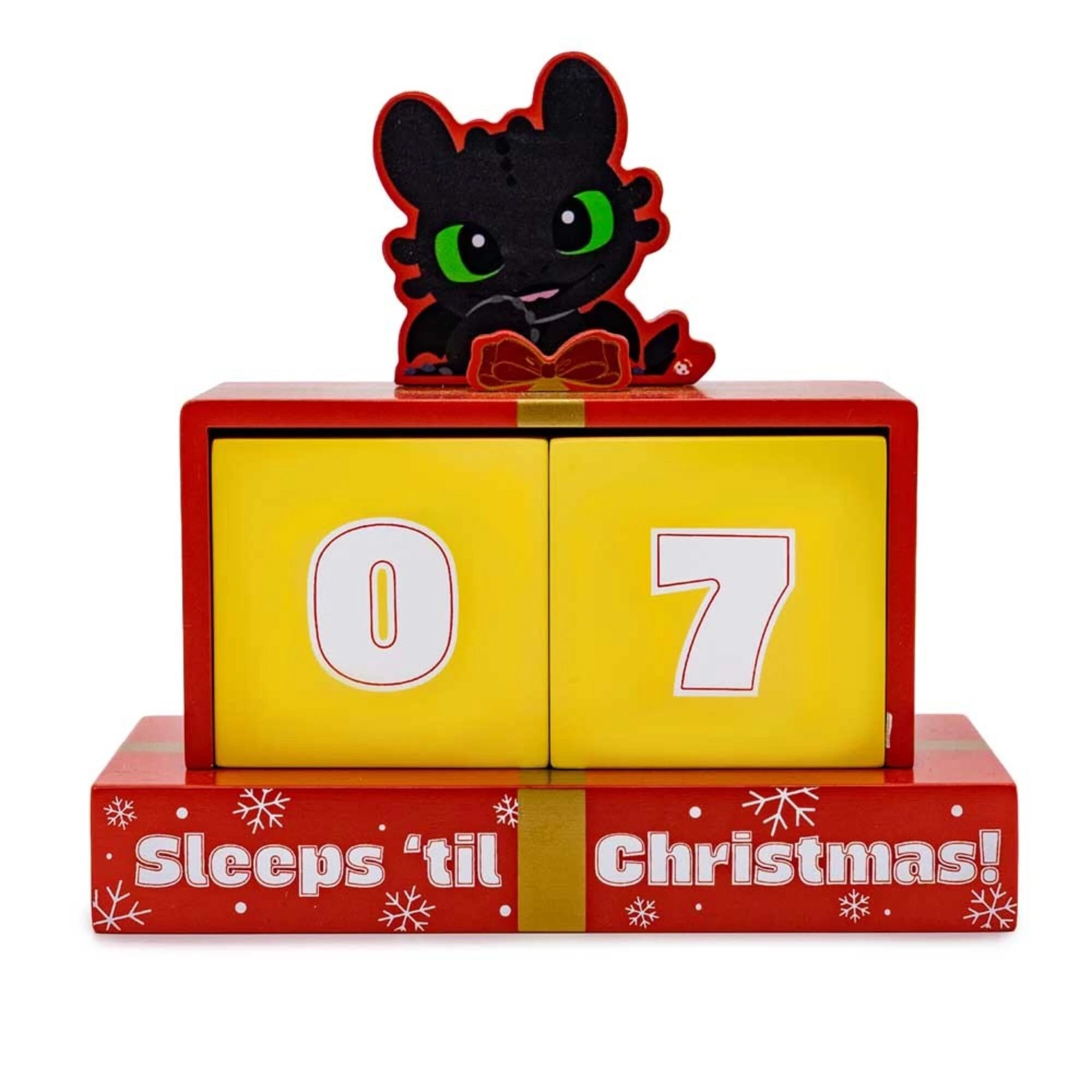 2 How to Train Your Dragon - Toothless Christmas Countdown Decoration, 2 of 3