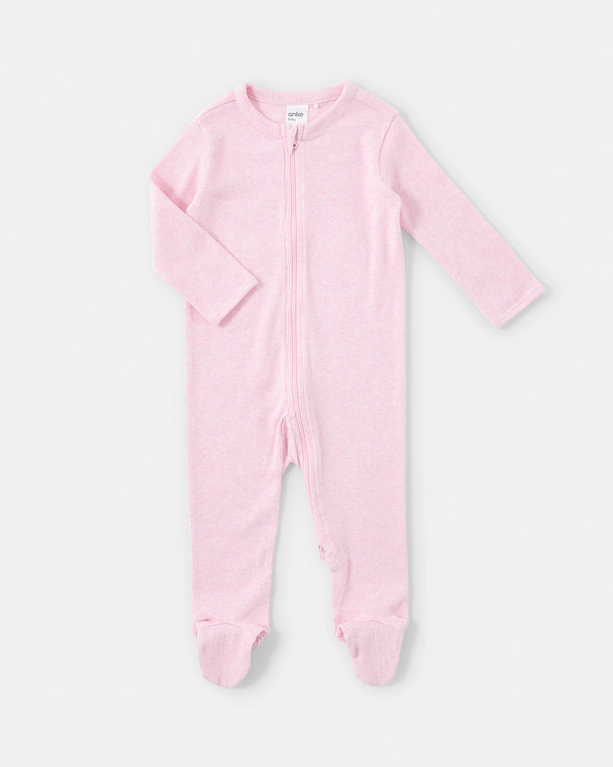 3 3 Pack Coveralls Pnk Floral, 3 of 8