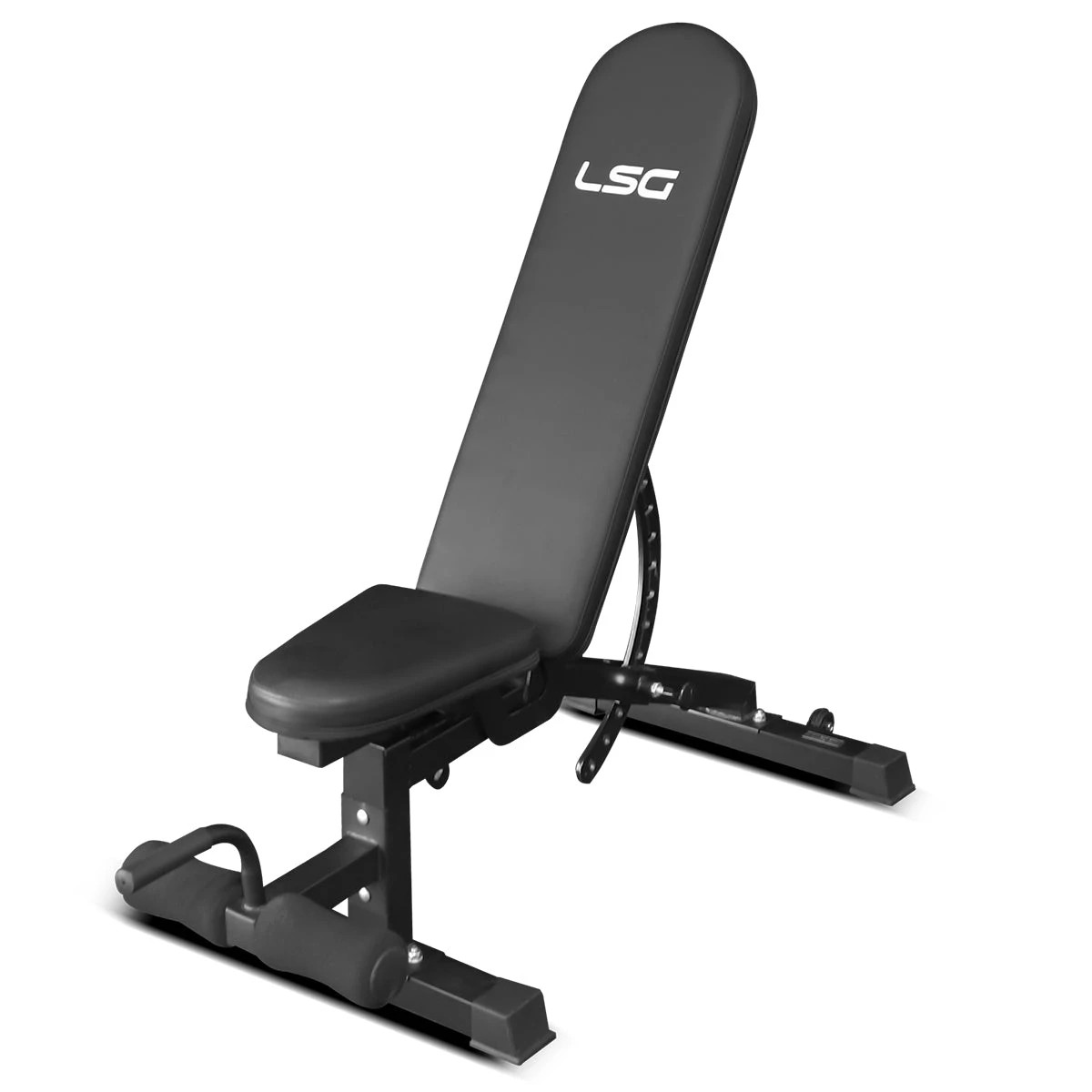 2 LSG GBN-006 FID Bench with 84kg Weight and Bar set - Black, 2 of 8