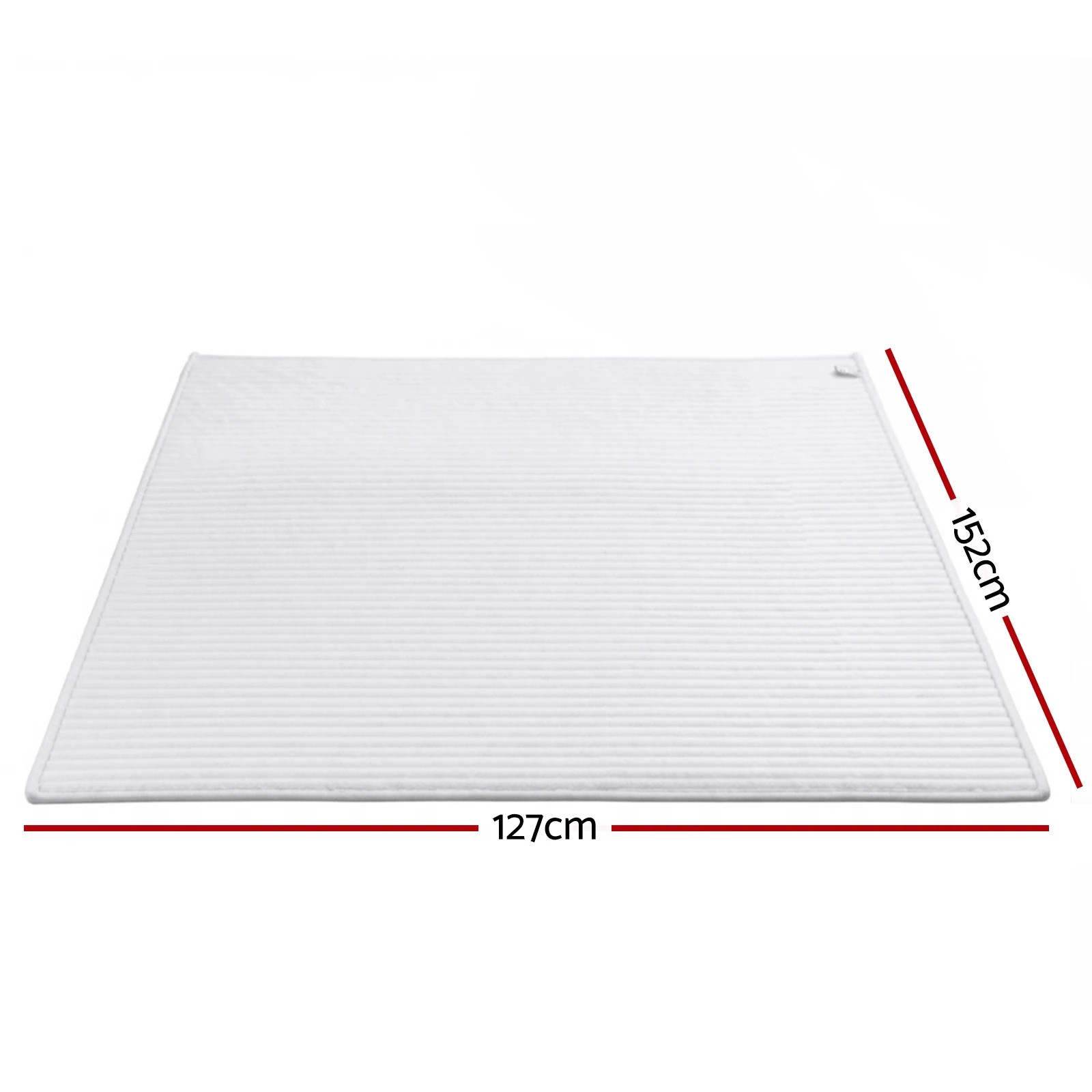 3 Giselle Bedding 127x152cm Throw Blanket Fleece Soft Lightweight Cozy Sofa Couch Bed - White, 3 of 8