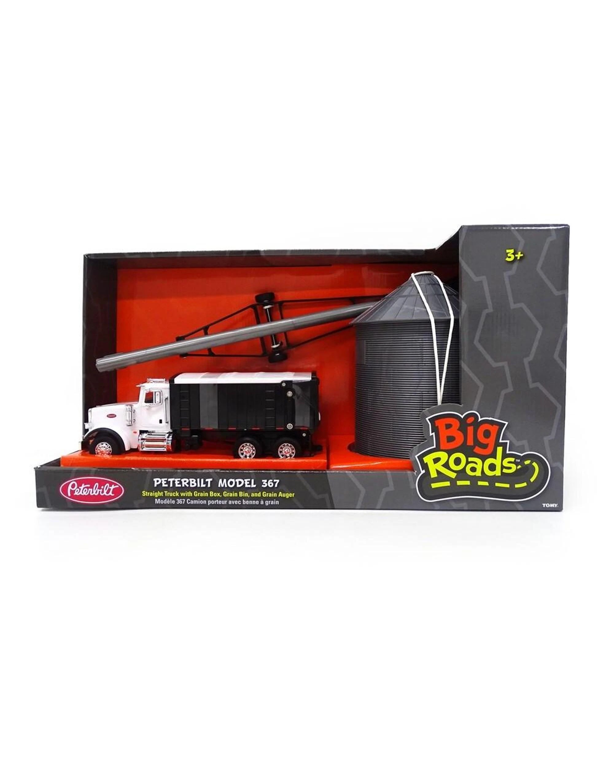 2 ERTL Big Farm Peterbilt Model 367 Straight Truck w Grain Box & Grain Bin 1:32 Scale  46501, 2 of 3