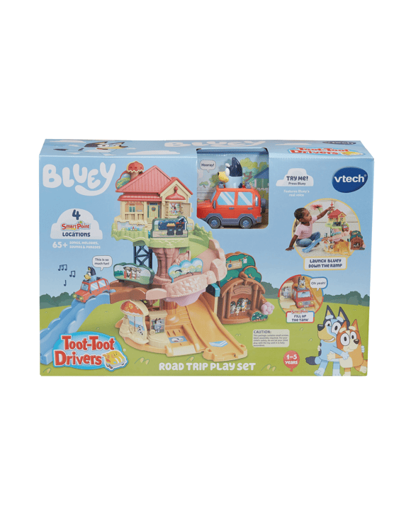VTech Bluey Toot-Toot Drivers Road Trip Playset