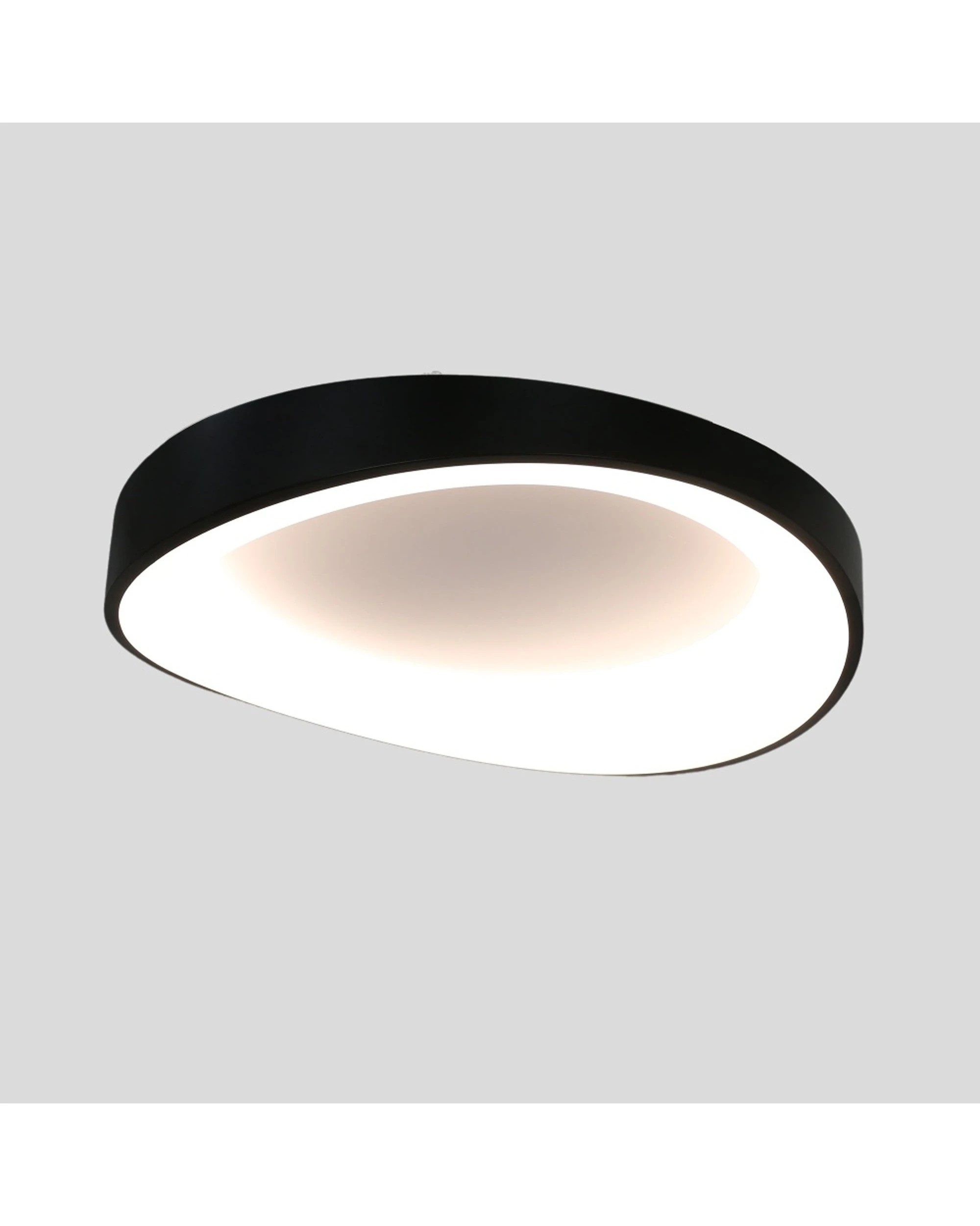 Lexi Lighting Hayley CCT LED Ceiling Light Dimmable 24W Large - Black ...
