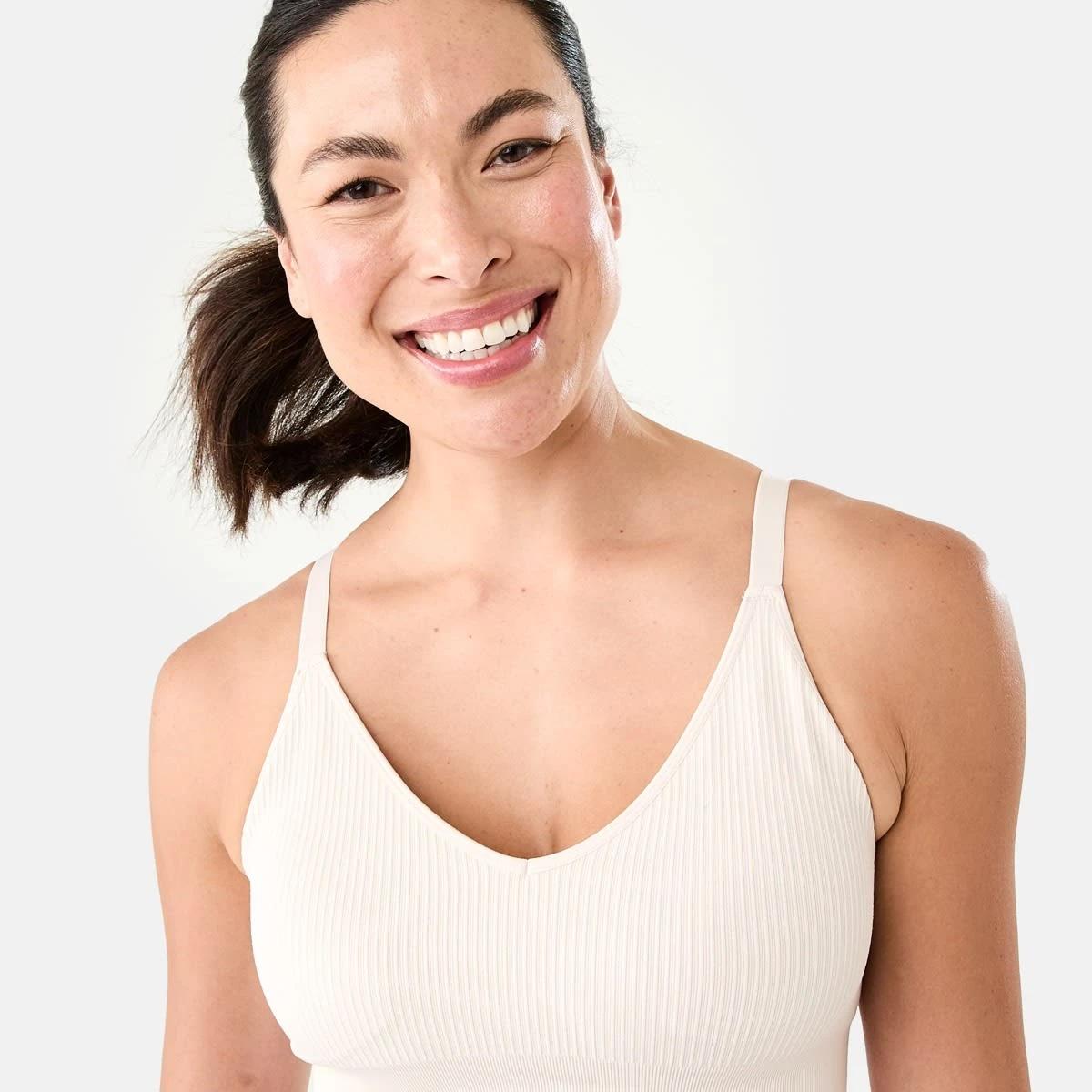 5 Sports Medium Support Seamfree Crop Top CLOUD BEIGE, 5 of 8