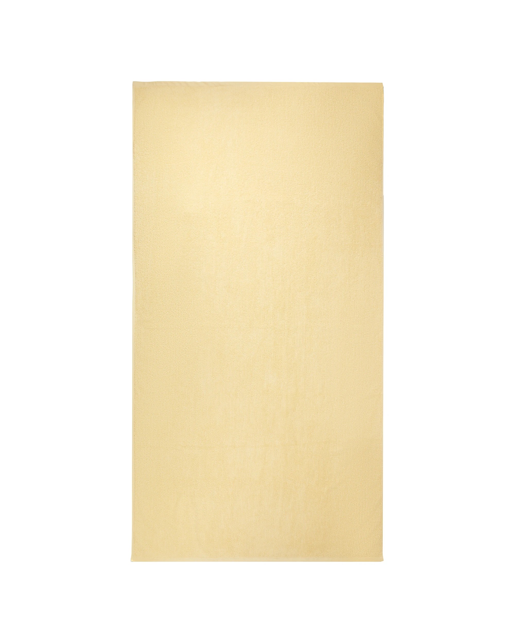 3 Ribbed Cotton Bath Sheet - Yellow, 3 of 5