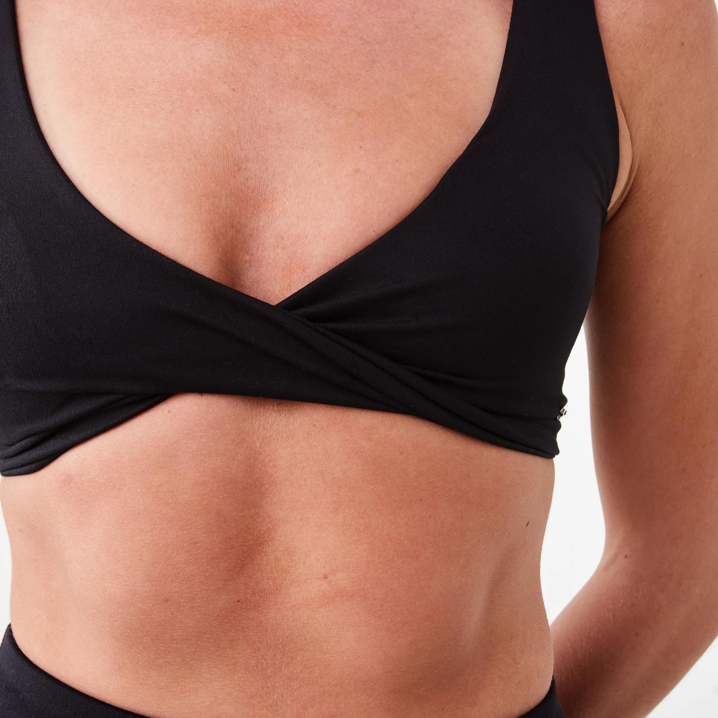 6 Everlast Womens Twist Front Crop Top BLACK, 6 of 9