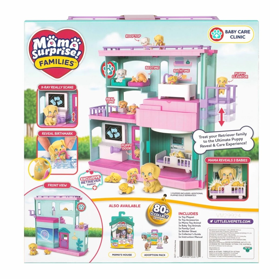10 Little Live Pets Mama Surprise Families Baby Care Clinic Playset, 10 of 10