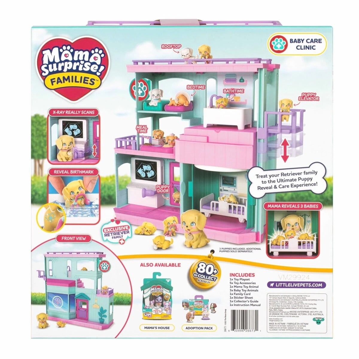 10 Little Live Pets Mama Surprise Families Baby Care Clinic Playset, 10 of 10
