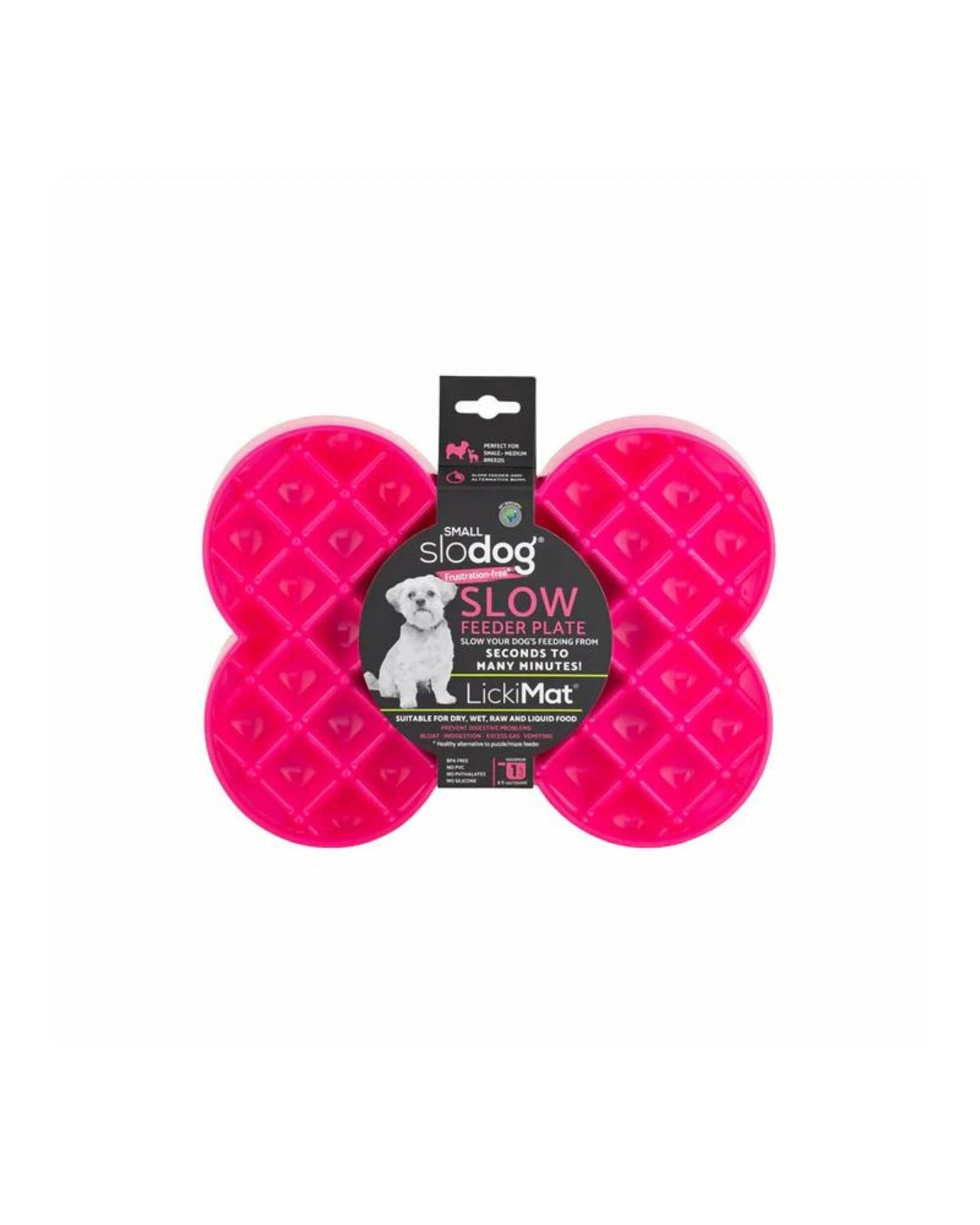 1 Lickimat SloDog Feeder Pink Small, 1 of 1