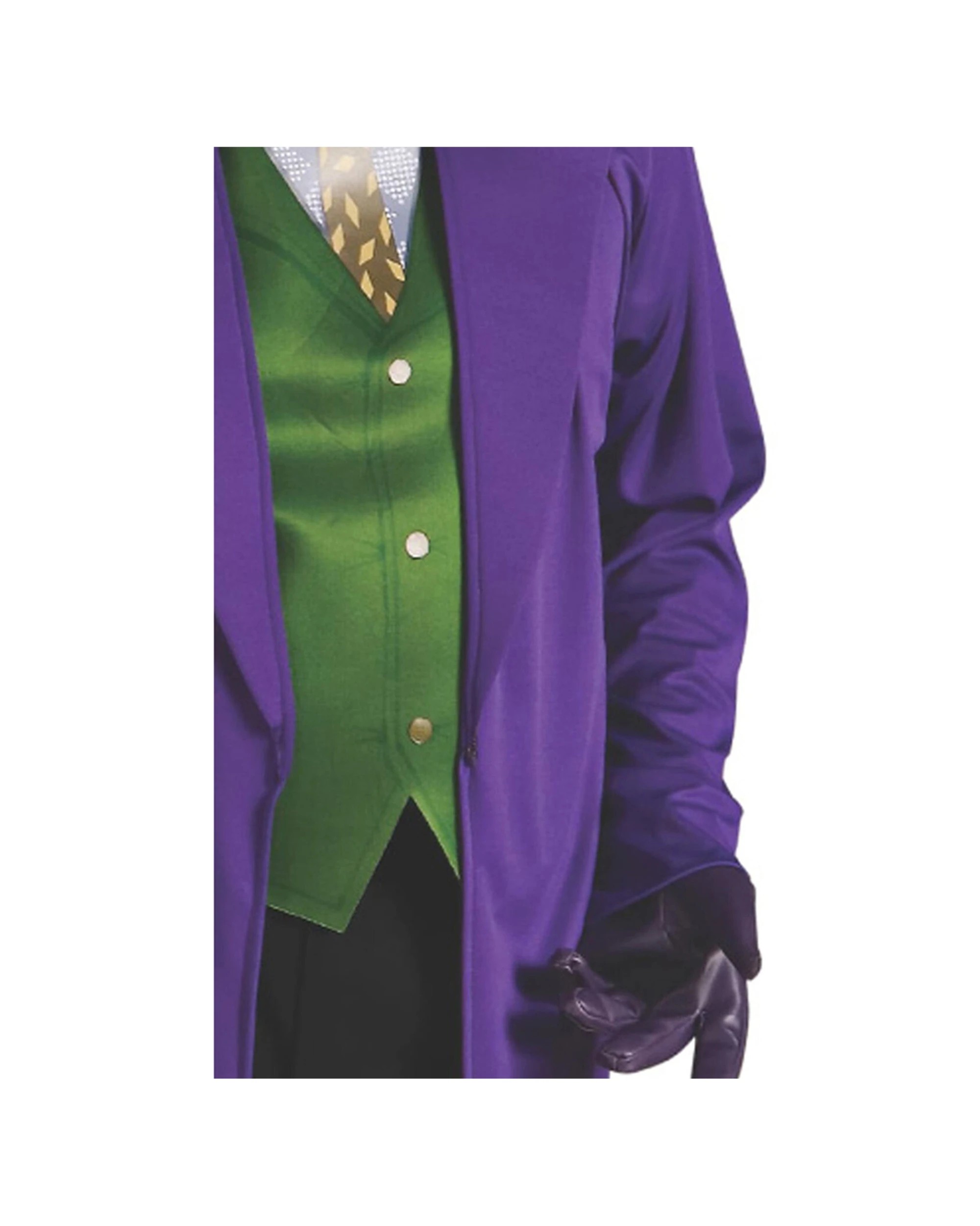 3 Dc Comics Joker Classic Costume Adult Dress Up Party Cosplay Outfit Xl - Purple, 3 of 4