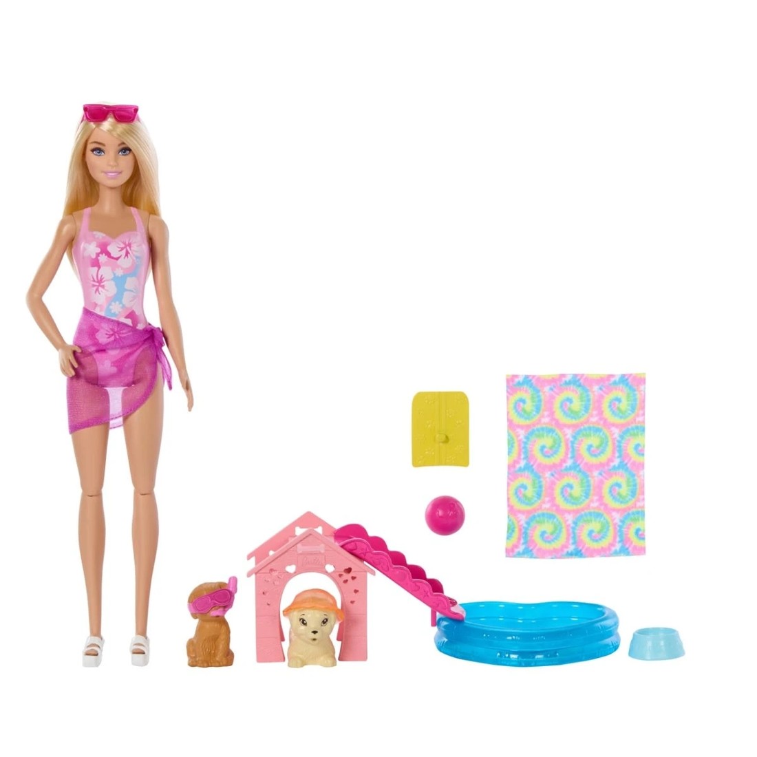 3 Barbie Puppy Pool Party Playset, 3 of 6
