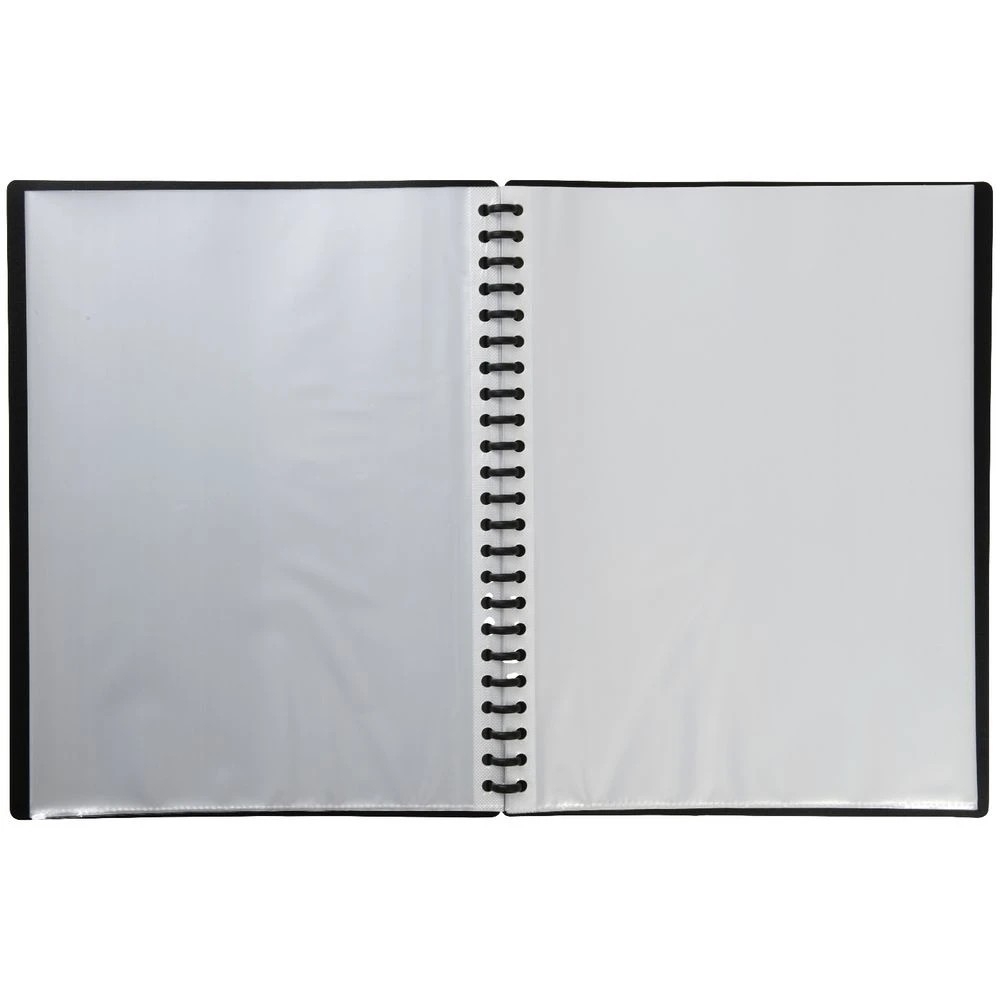 2 J.Burrows Refillable Display Book 60 Pockets Black, 2 of 3