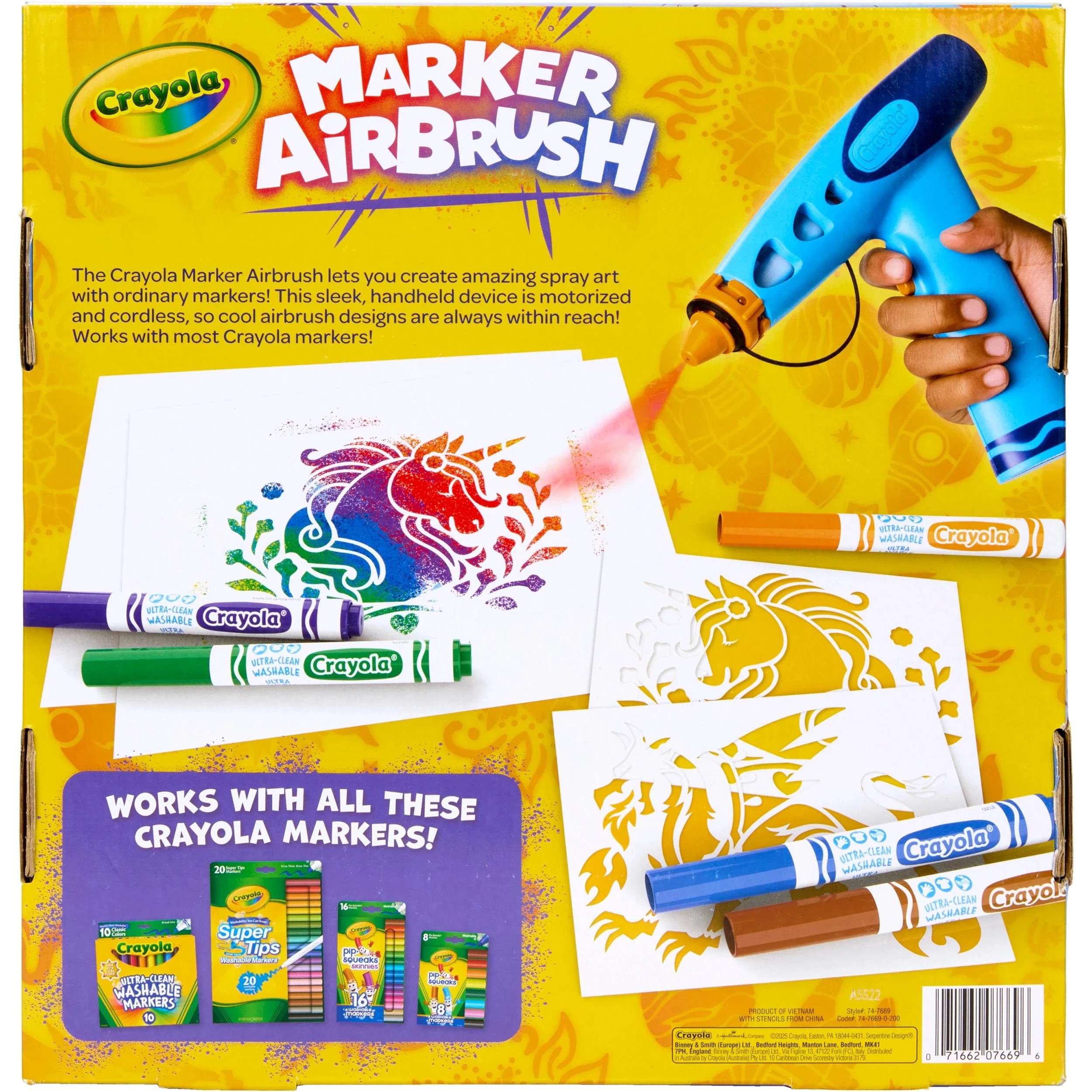 3 Crayola Marker Airbrush Sprayer - Multi, 3 of 8