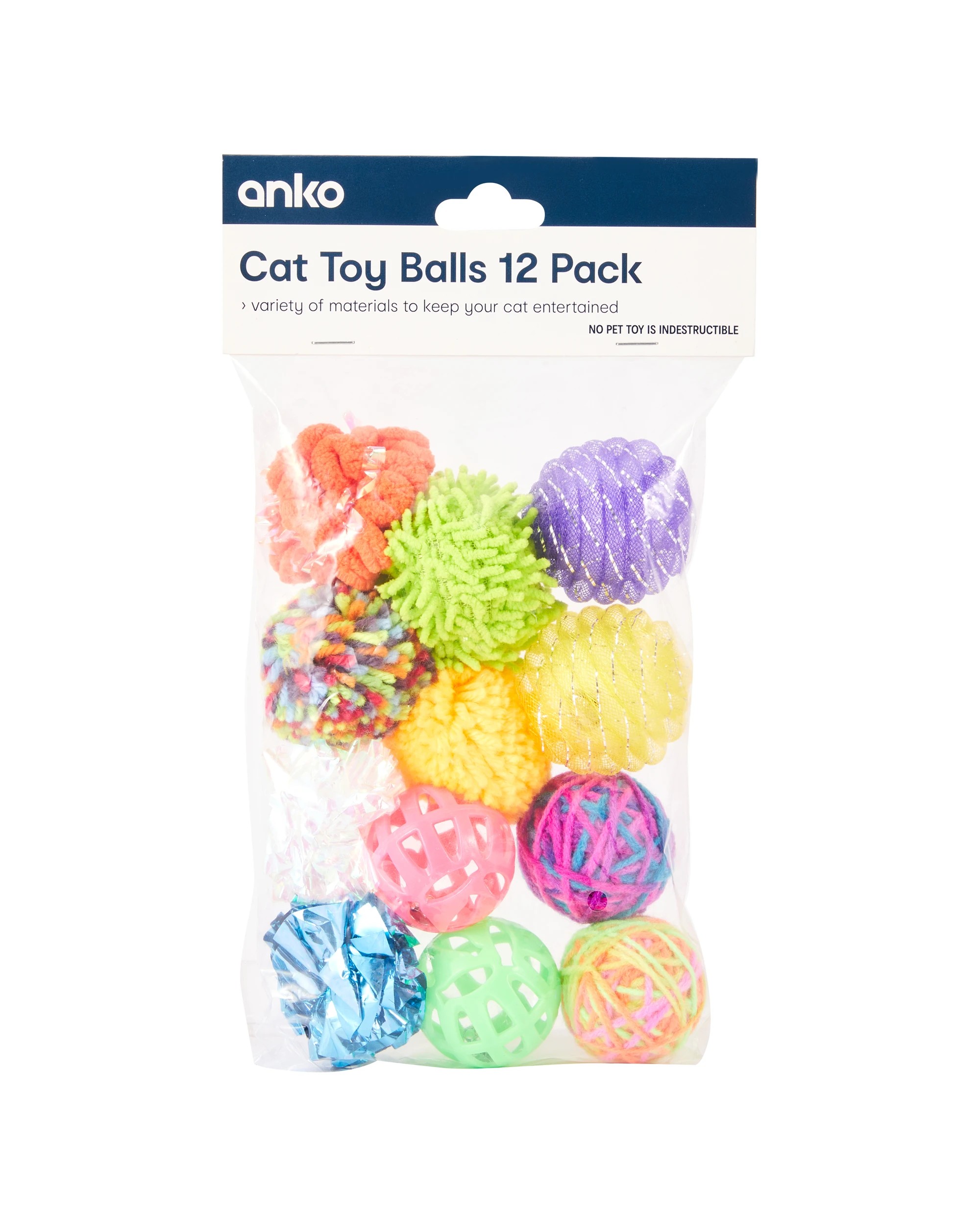 6 12 Pack Cat Toy Balls, 6 of 6