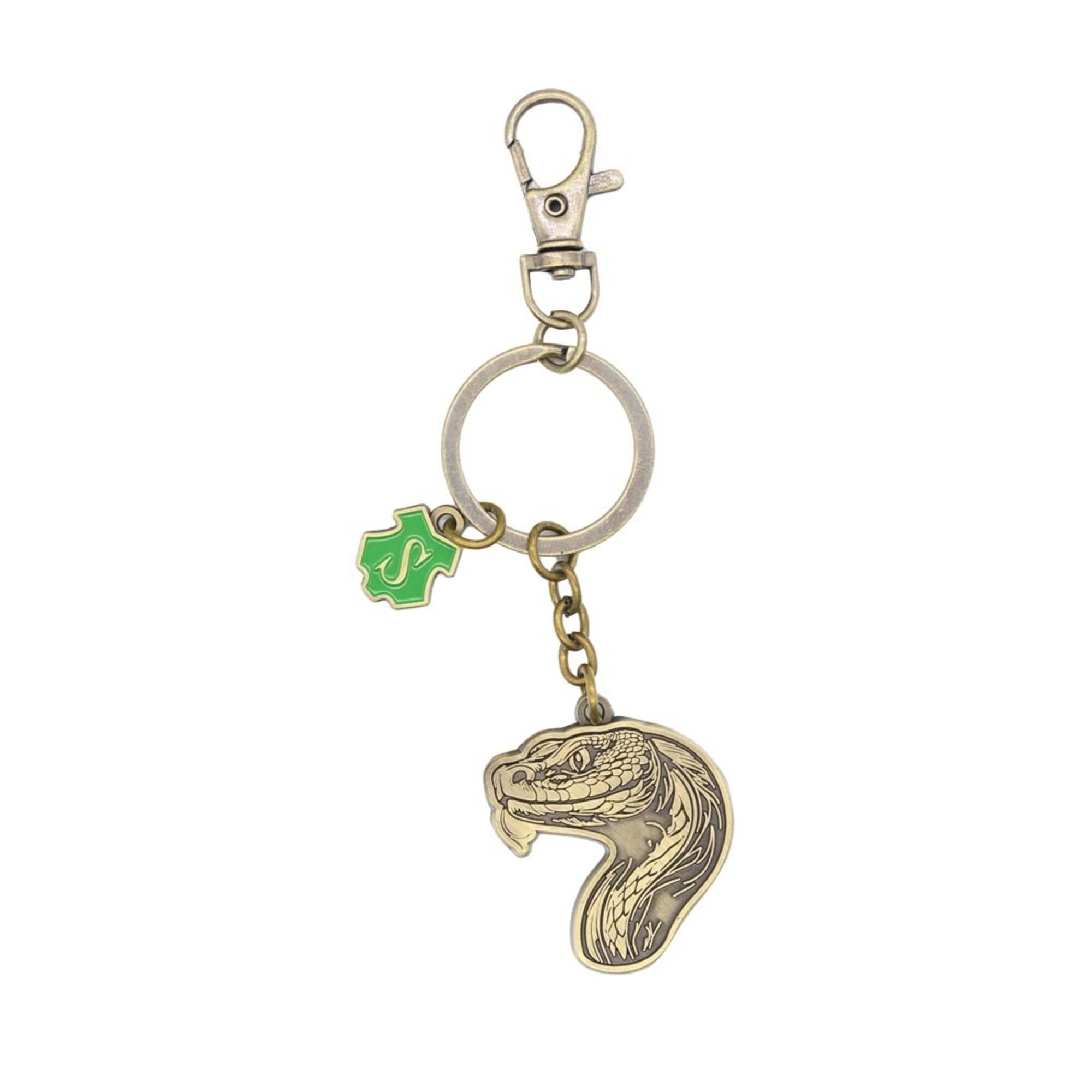 1 Harry Potter - Slytherin (with Crest Charm) Keyring - ONE SIZE - Multi, 1 of 1