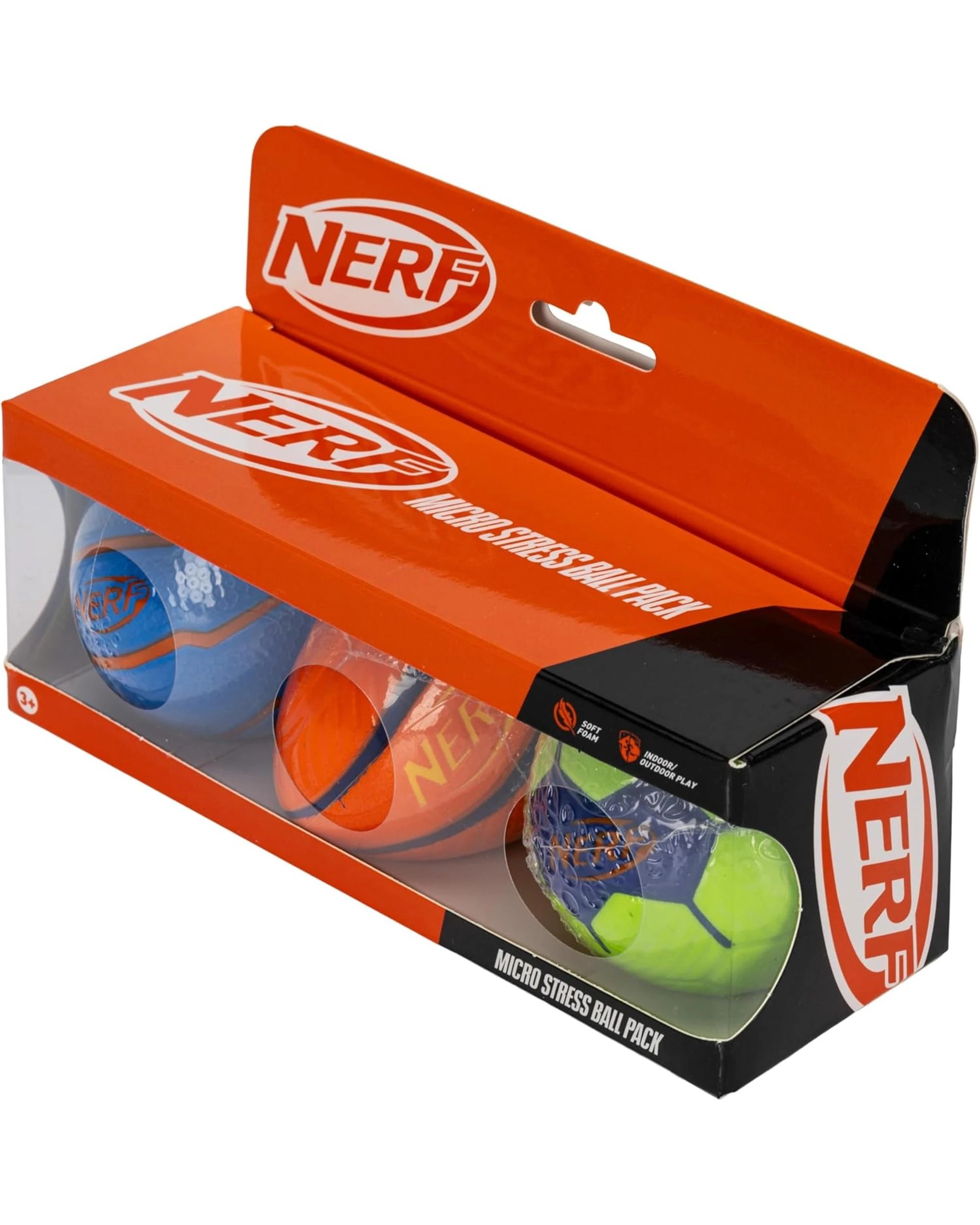 1 Nerf Micro Stress Ball 3 Pack, 1 of 8
