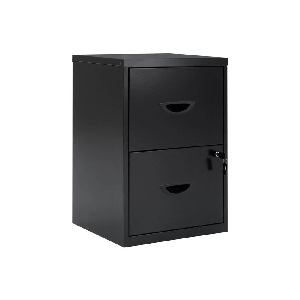 1 Soho 2 Drawer Filing Cabinet Black Cabinets Filing Drawer Cabinets, 1 of 4