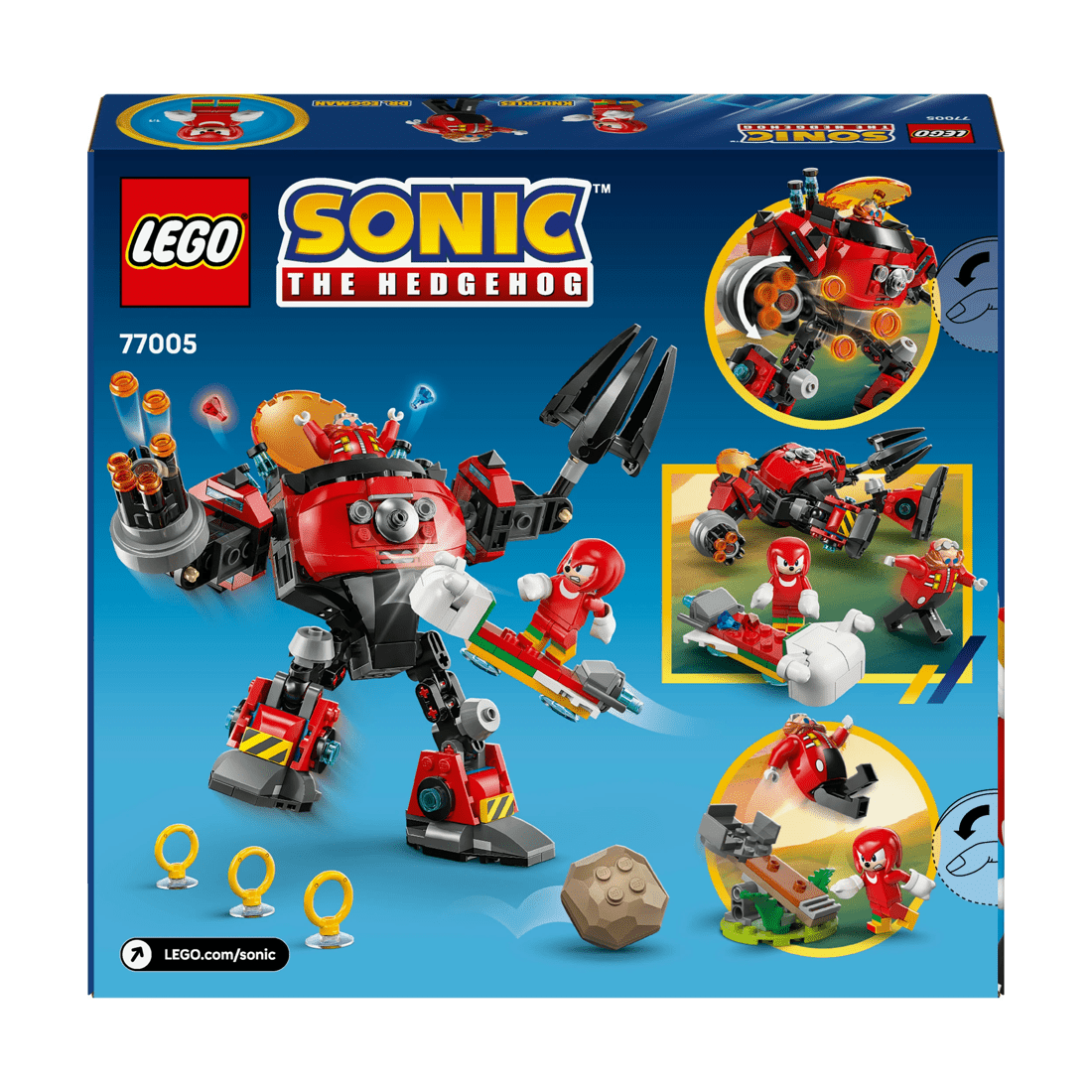 10 LEGO Sonic Knuckles vs. Dr. Eggman Egg Crusher Mech 77005, 10 of 10