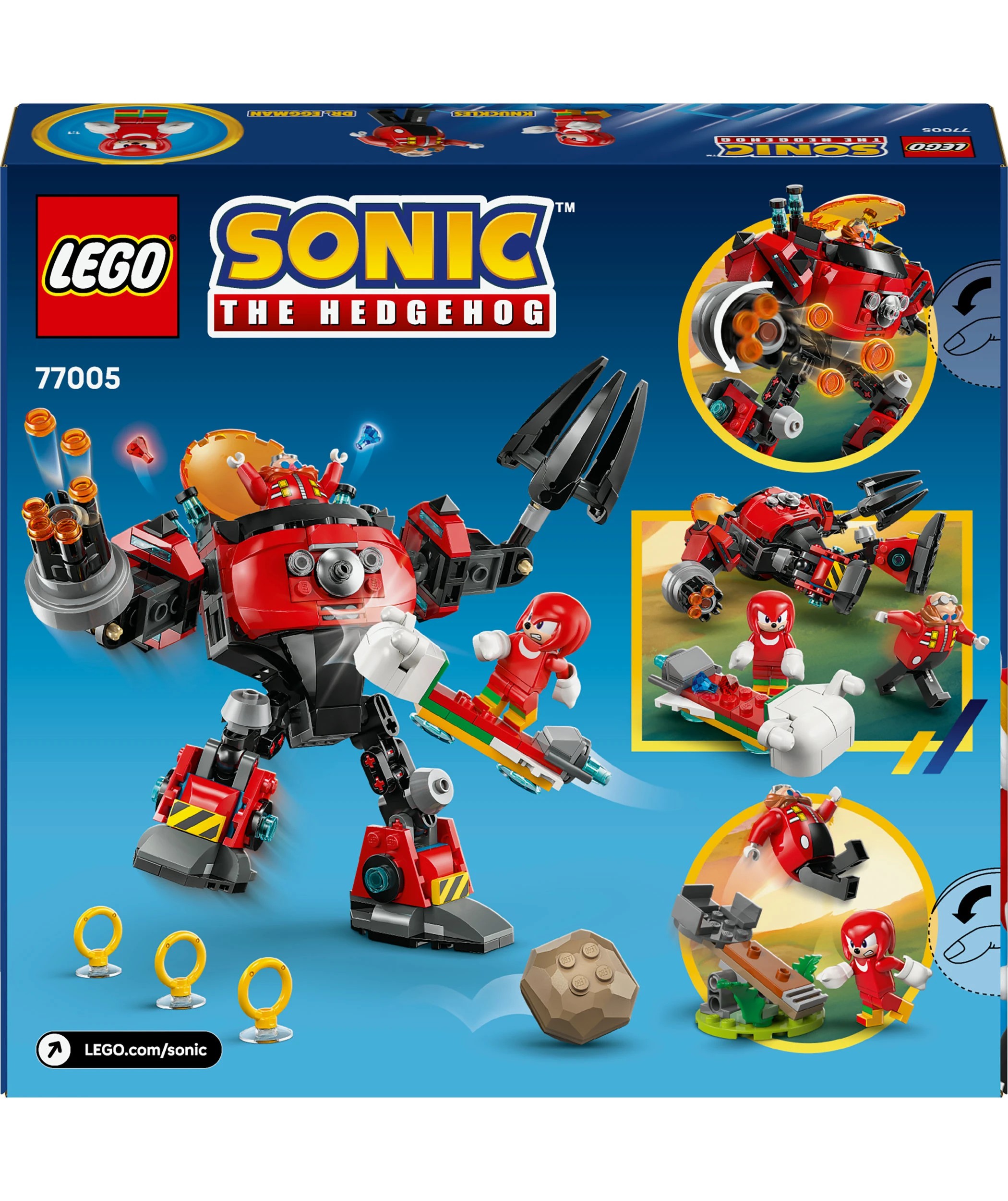 10 LEGO Sonic Knuckles vs. Dr. Eggman Egg Crusher Mech 77005, 10 of 10