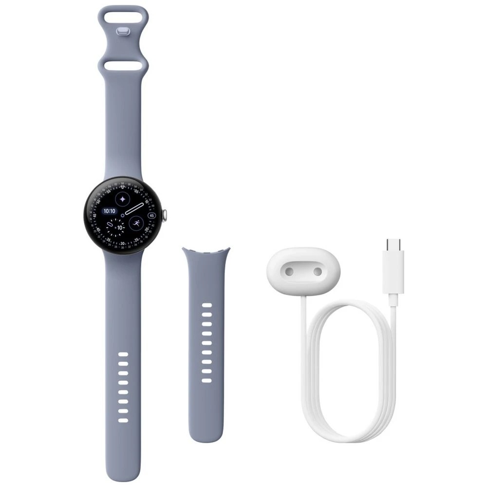 6 Google Pixel Watch 4 45mm WiFi Silver/Porcelain, 6 of 10