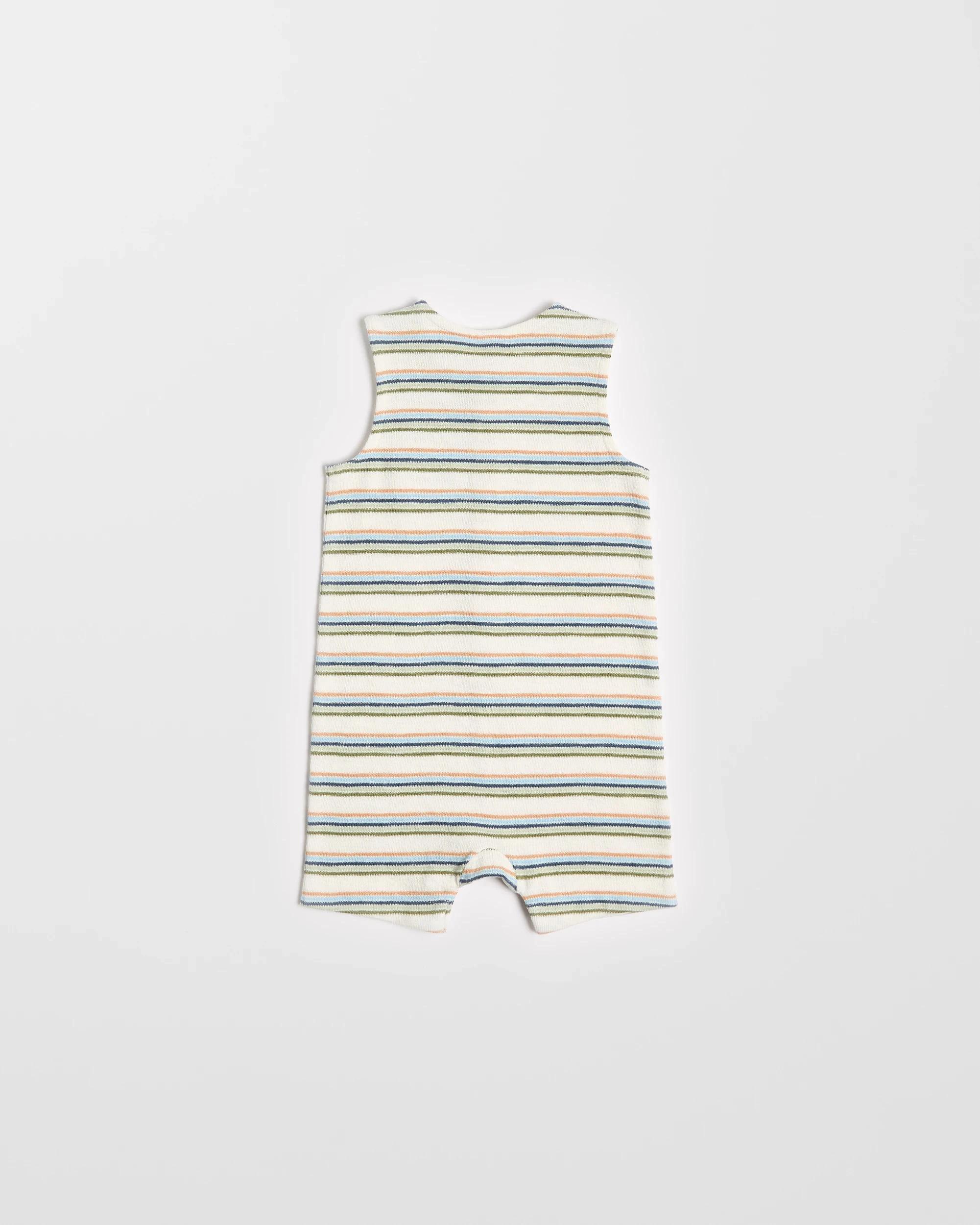 3 Target Baby Organic Cotton Knit Short Romper STRIPE, 3 of 4