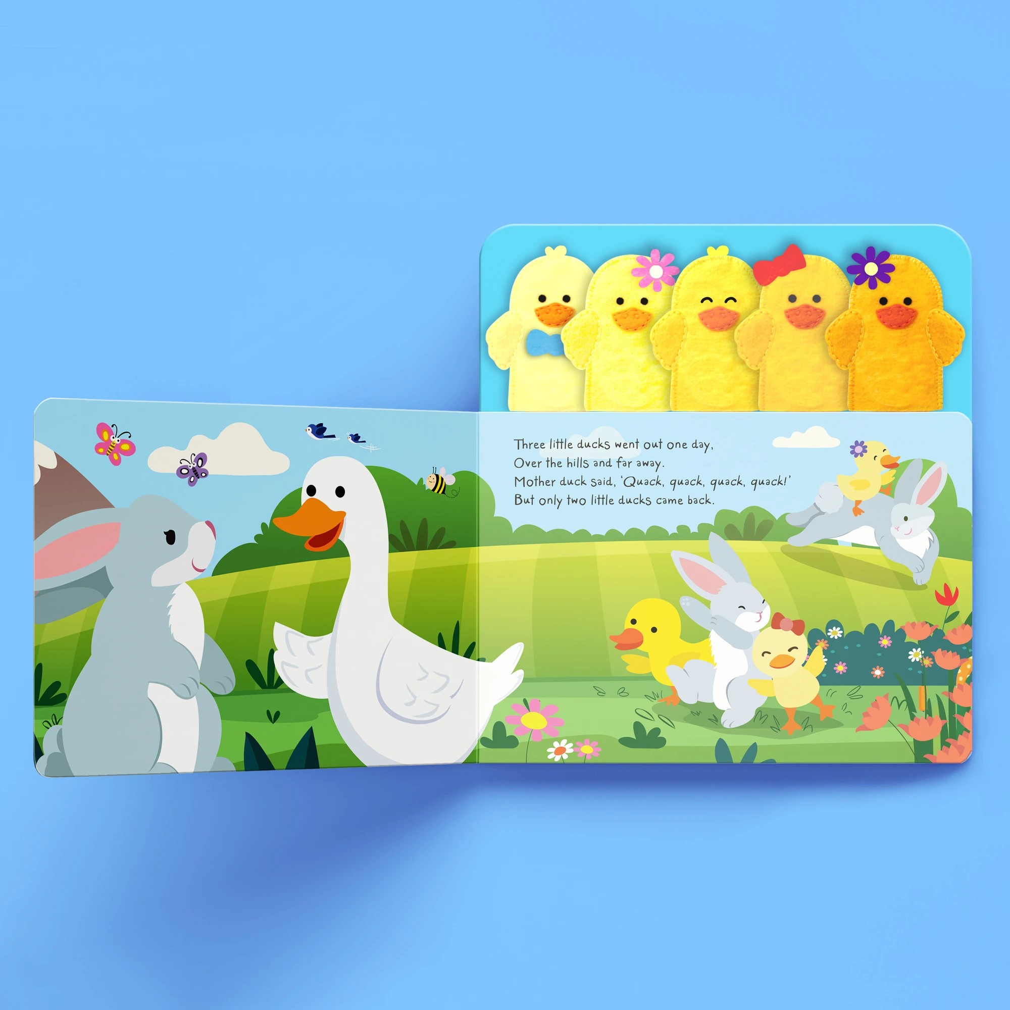4 Five Little Ducks Finger Puppet Book, 4 of 5