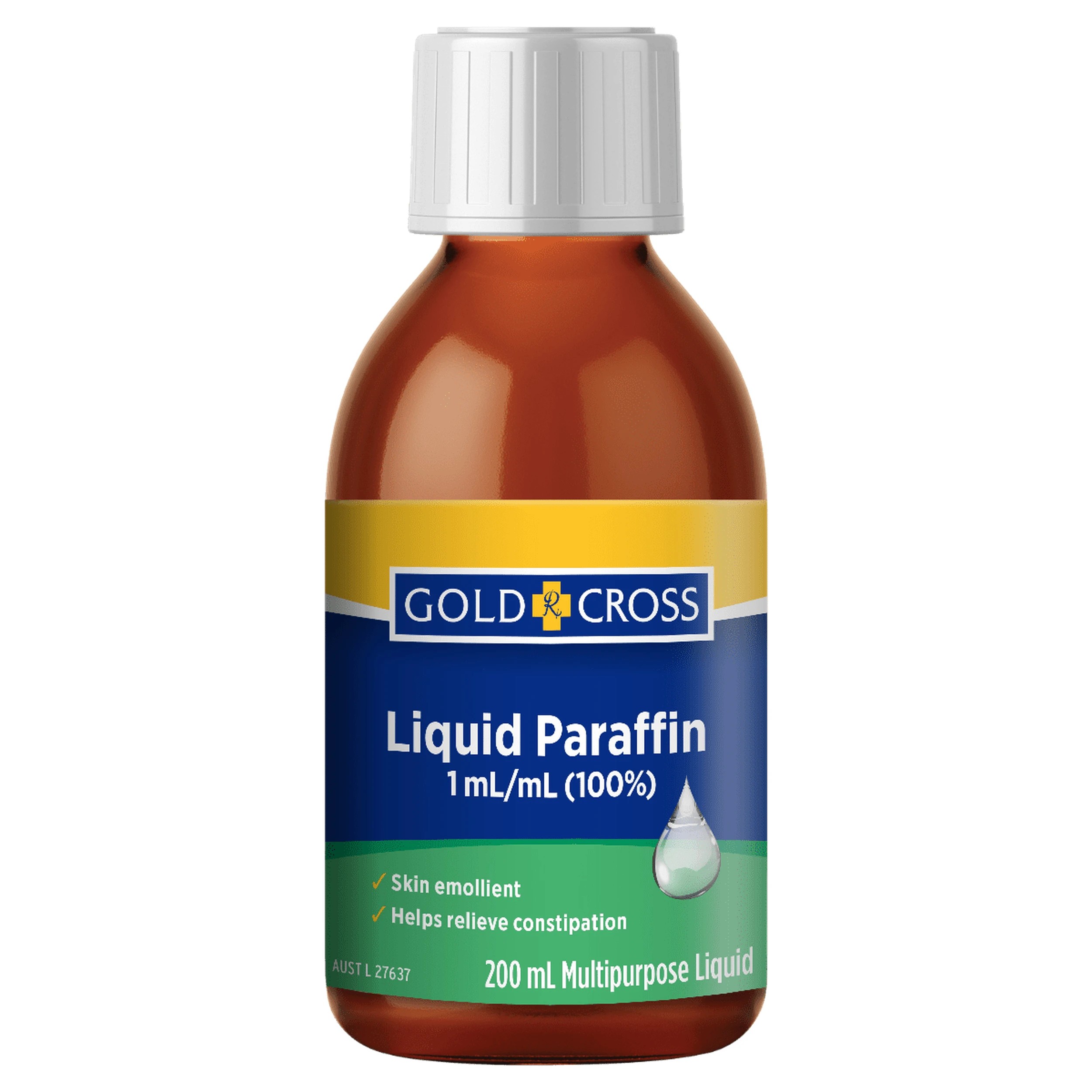 1 Gold Cross Liquid Paraffin BP 200ml, 1 of 1