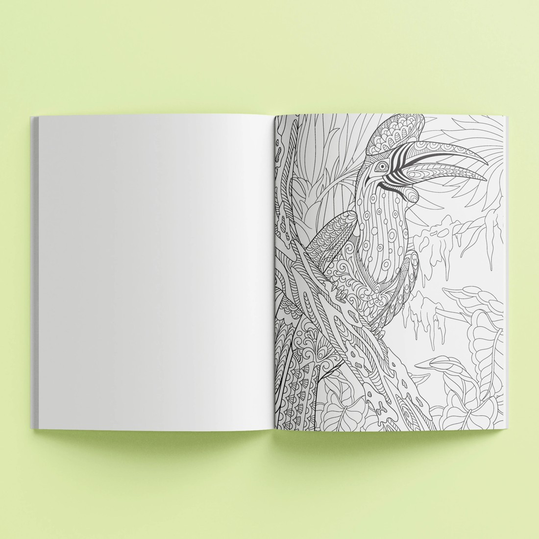 5 Art Maker Neon Jungle Colouring Carry Case, 5 of 9