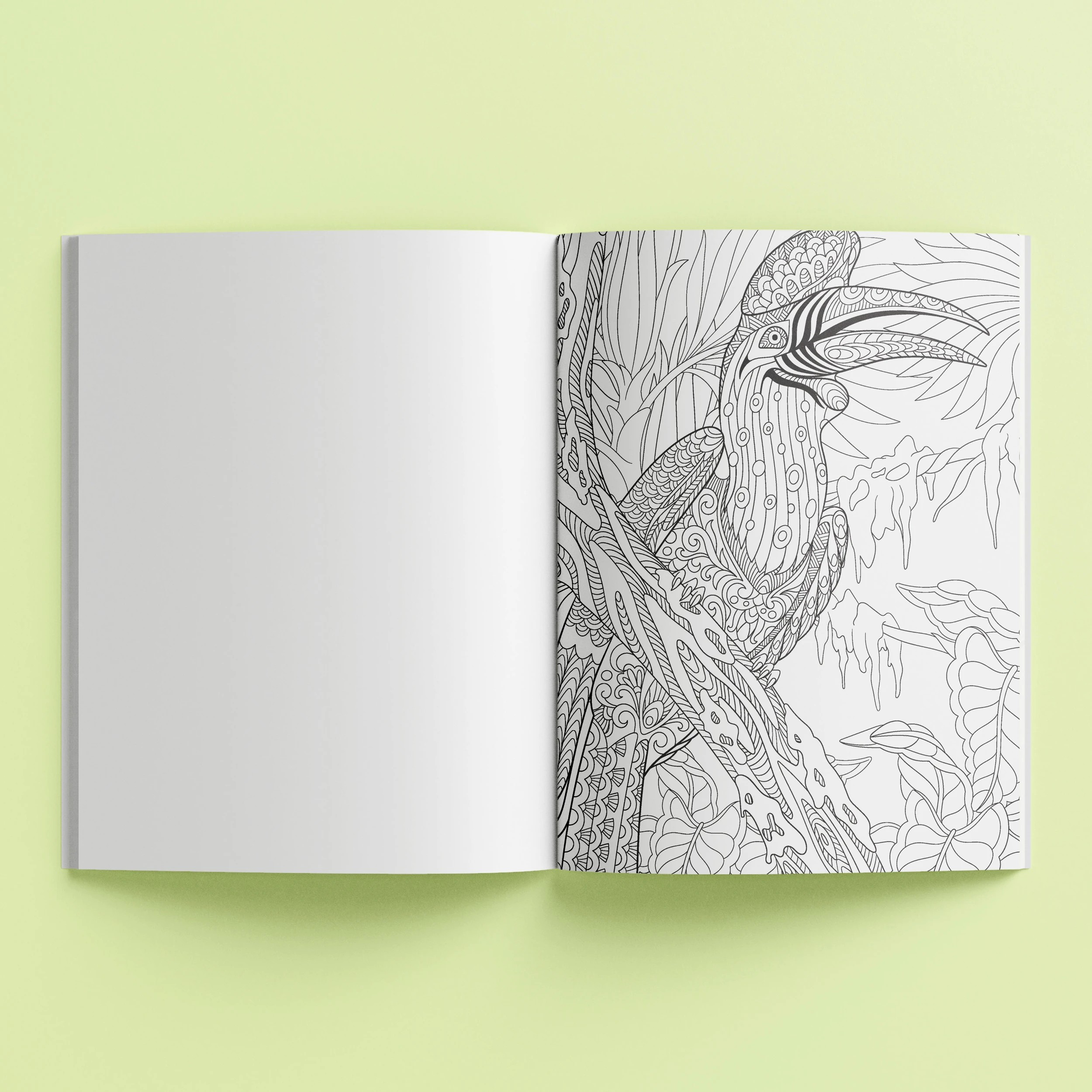 5 Art Maker Neon Jungle Colouring Carry Case, 5 of 9