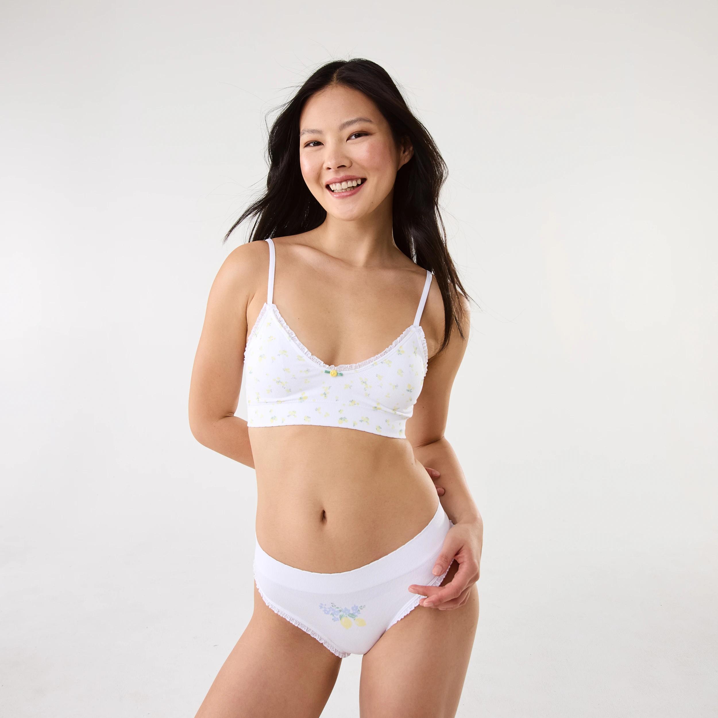 10 3 Pack Seamfree Rib G-String Briefs Lemoncello, 10 of 10