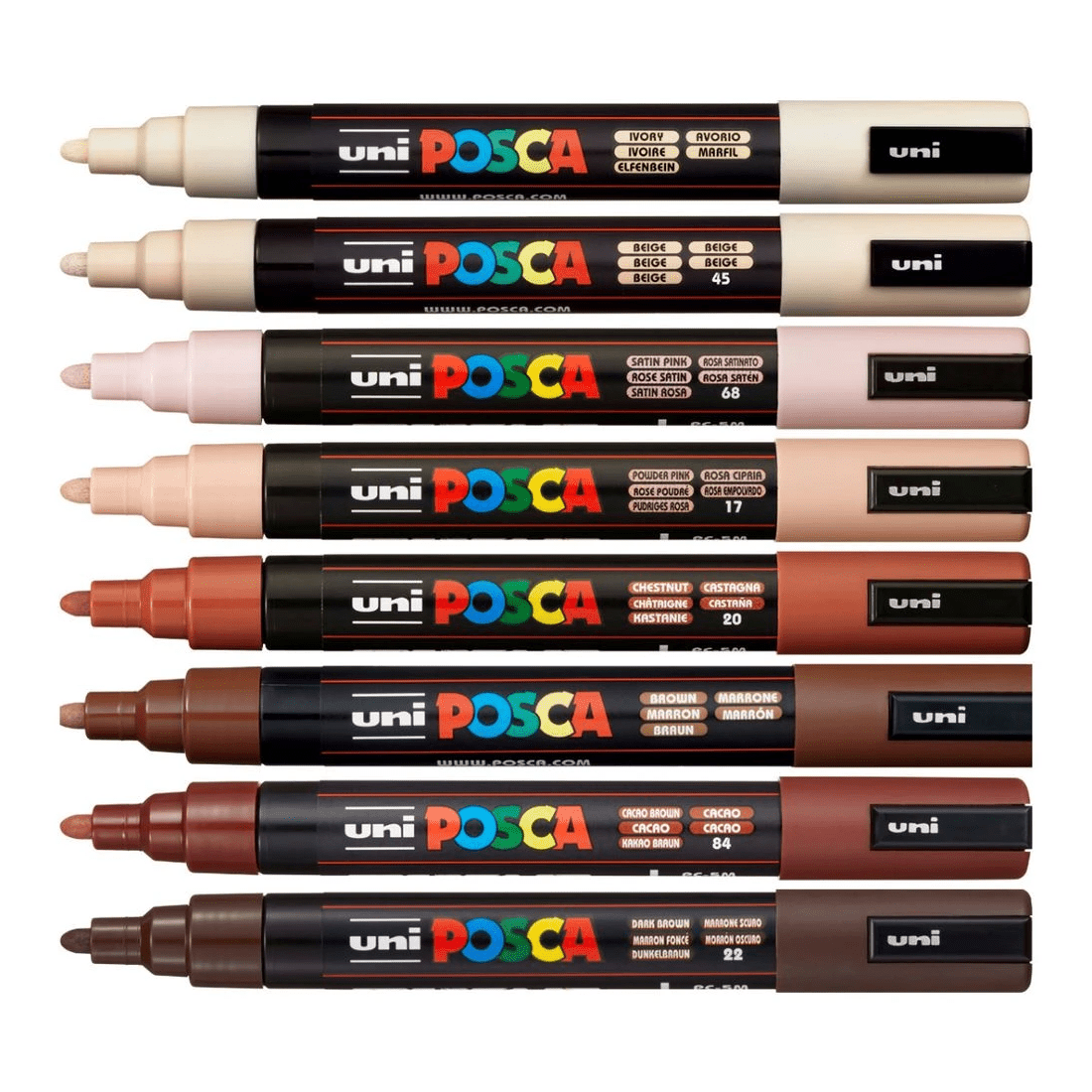 2 Posca PC-5M Paint Markers Portrait Colours 8 Pack, 2 of 10