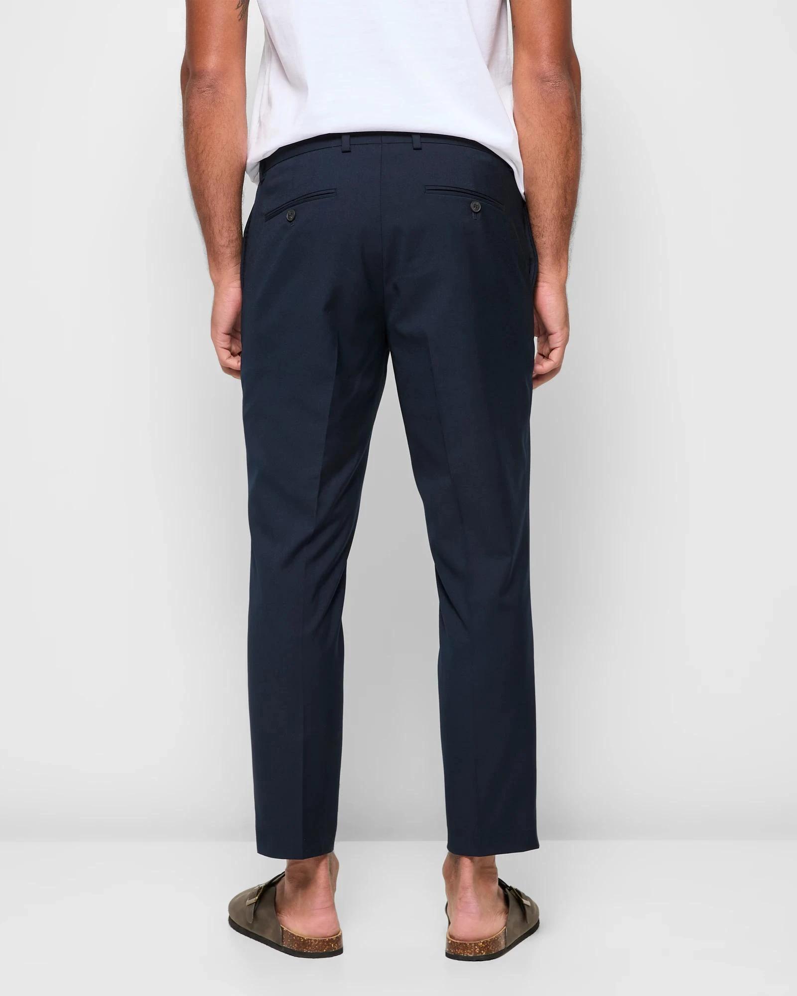 4 Slim Ankle Length Pants - Preview NAVY BLUE, 4 of 5