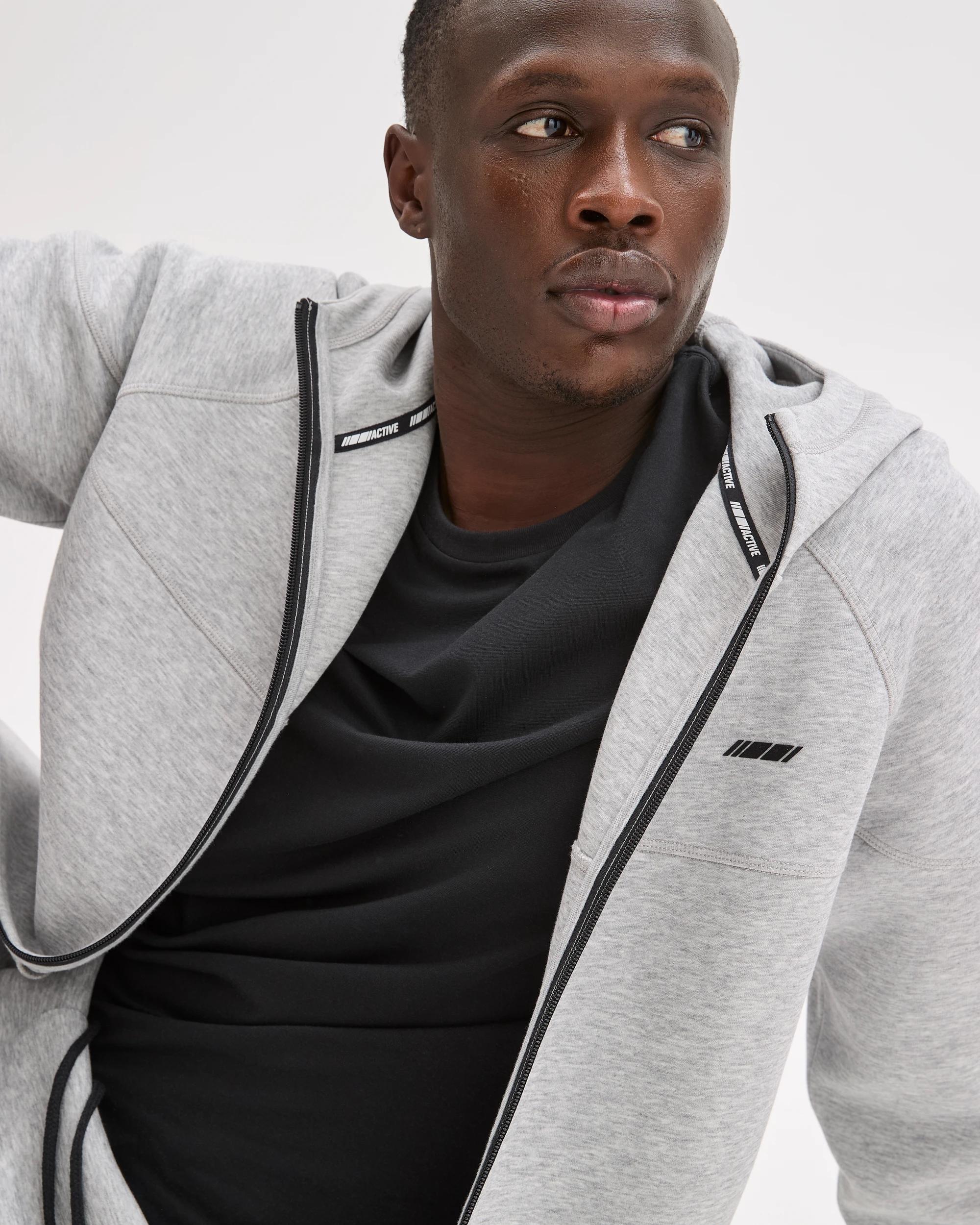 5 Target Active Tech Pullover Hoodie GREY MARLE, 5 of 7