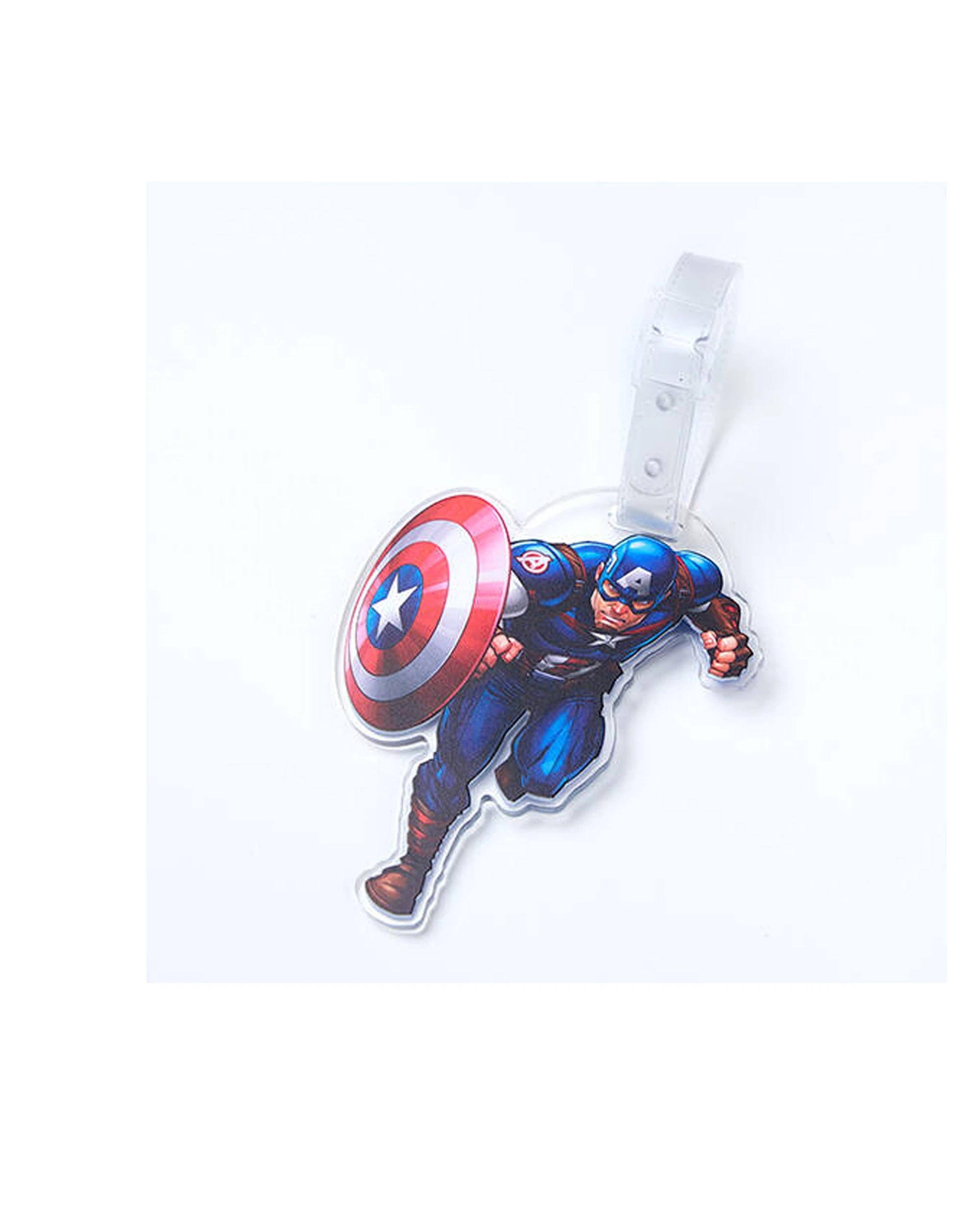 2 Disney 4Pk Luggage Tag Suitcase Identity Label Durable Design - Captain America - Multi, 2 of 3