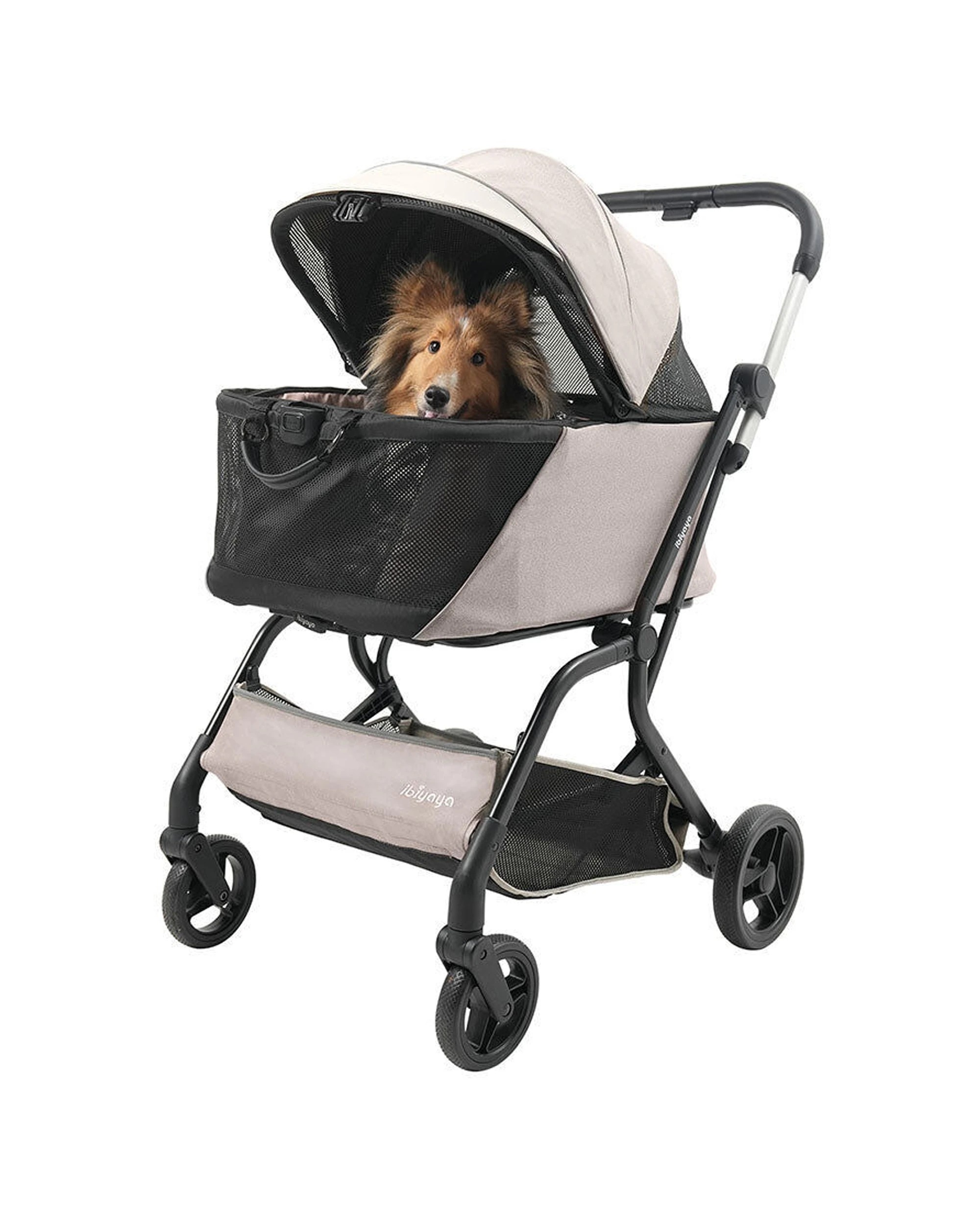 3 Ibiyaya Instacollapse Stroller With Detachable Pet Carrier Travel Bag 25kg - Multi, 3 of 9