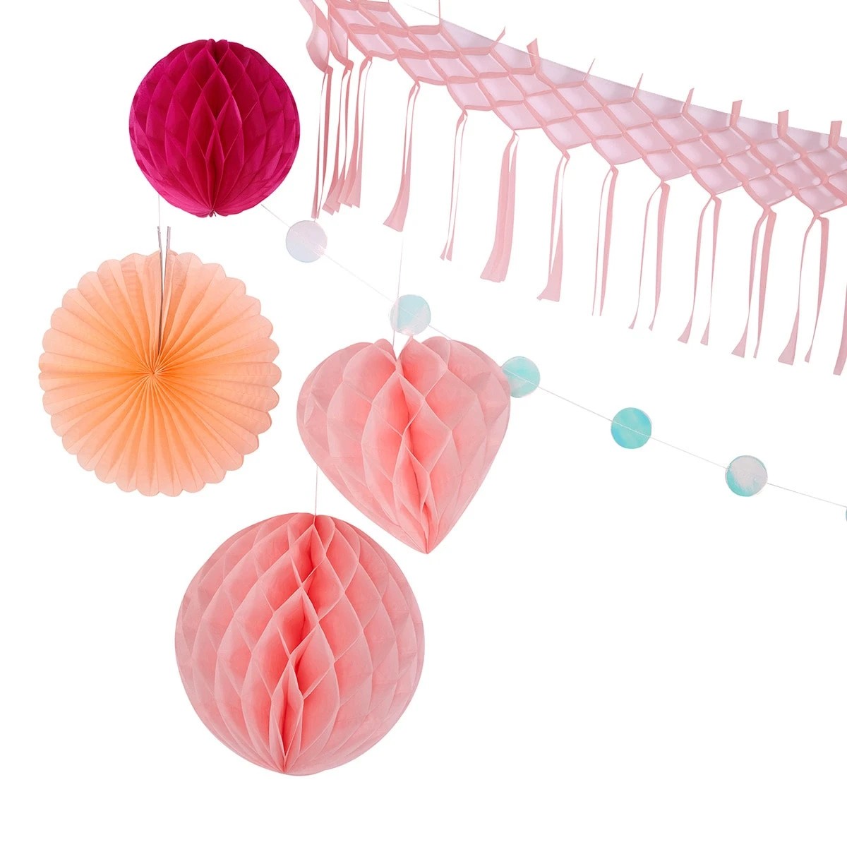 3 12 Piece Pink Decoration Pack, 3 of 10