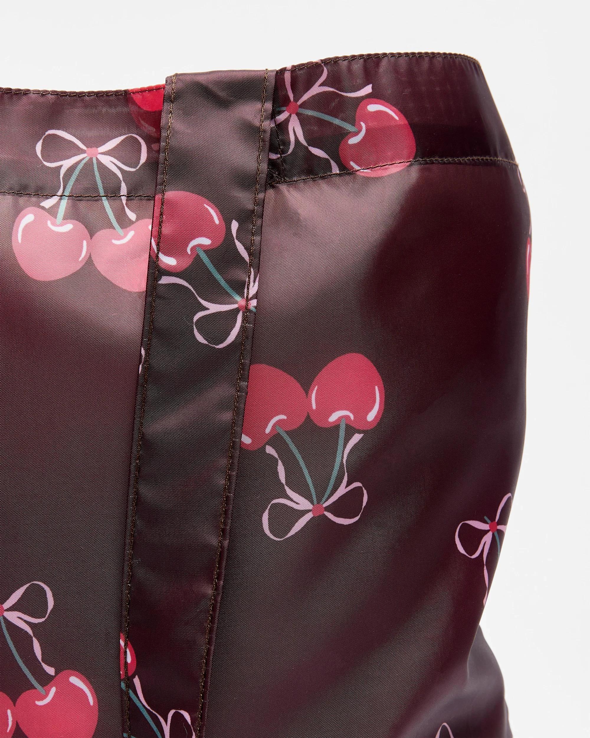 2 Target Fold Up Shopper Tote Bag CHERRIES, 2 of 3