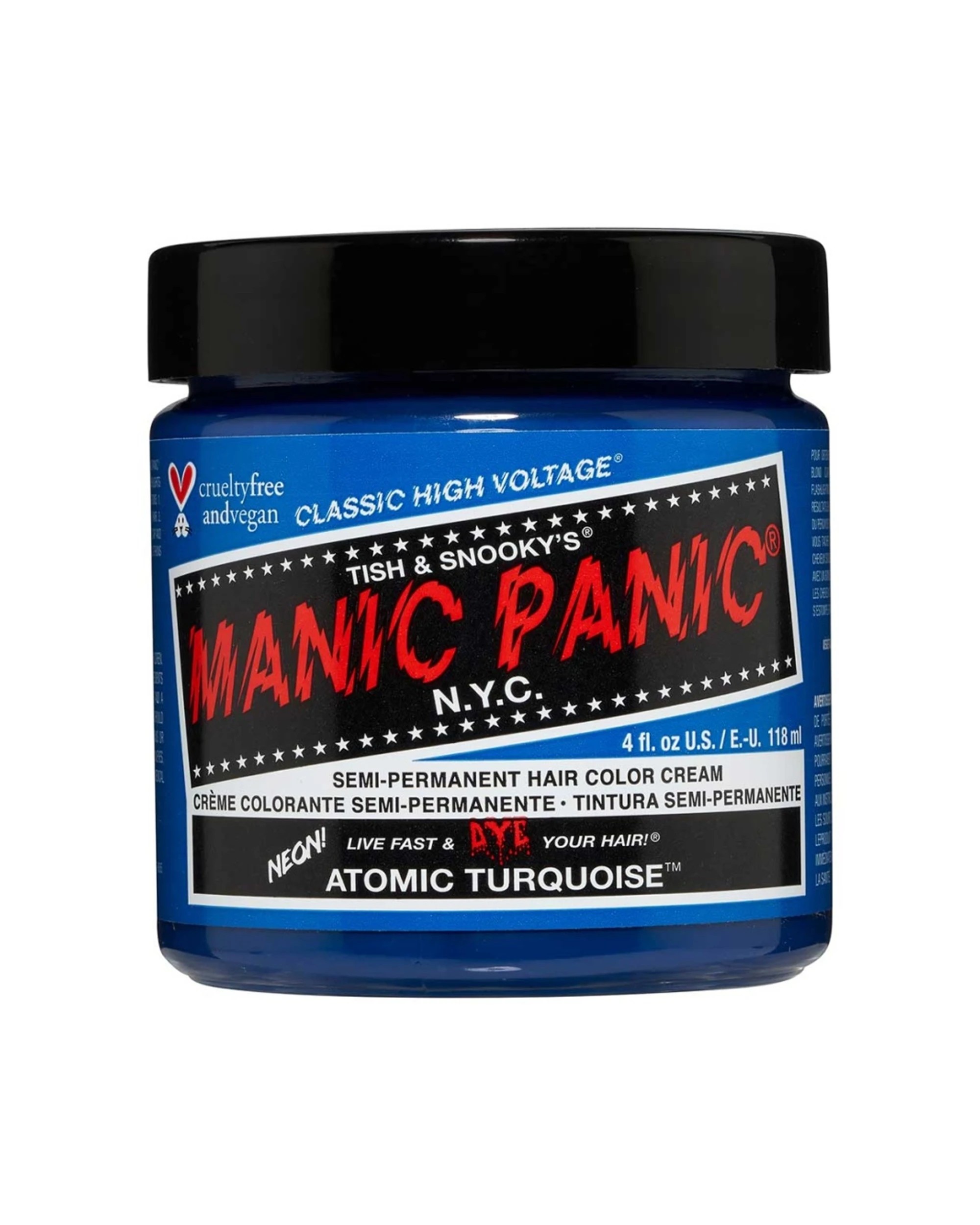 1 Manic Panic High Voltage Classic Hair Colour 118ml Atomic - Blue, 1 of 1