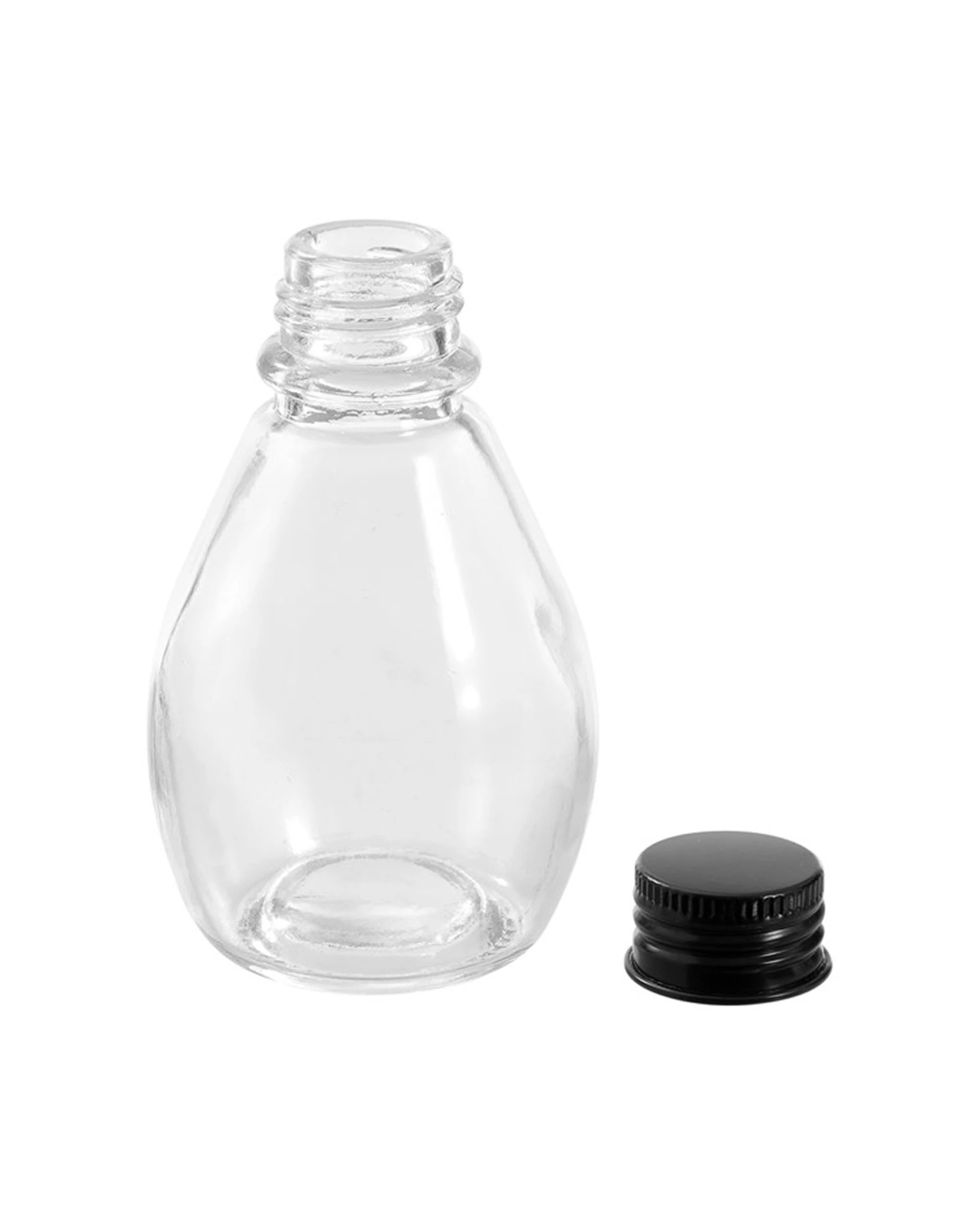 3 Lemon & Lime 12PK Verre Bulb Glass Reusable Food Container 100ml - Clear, 3 of 4