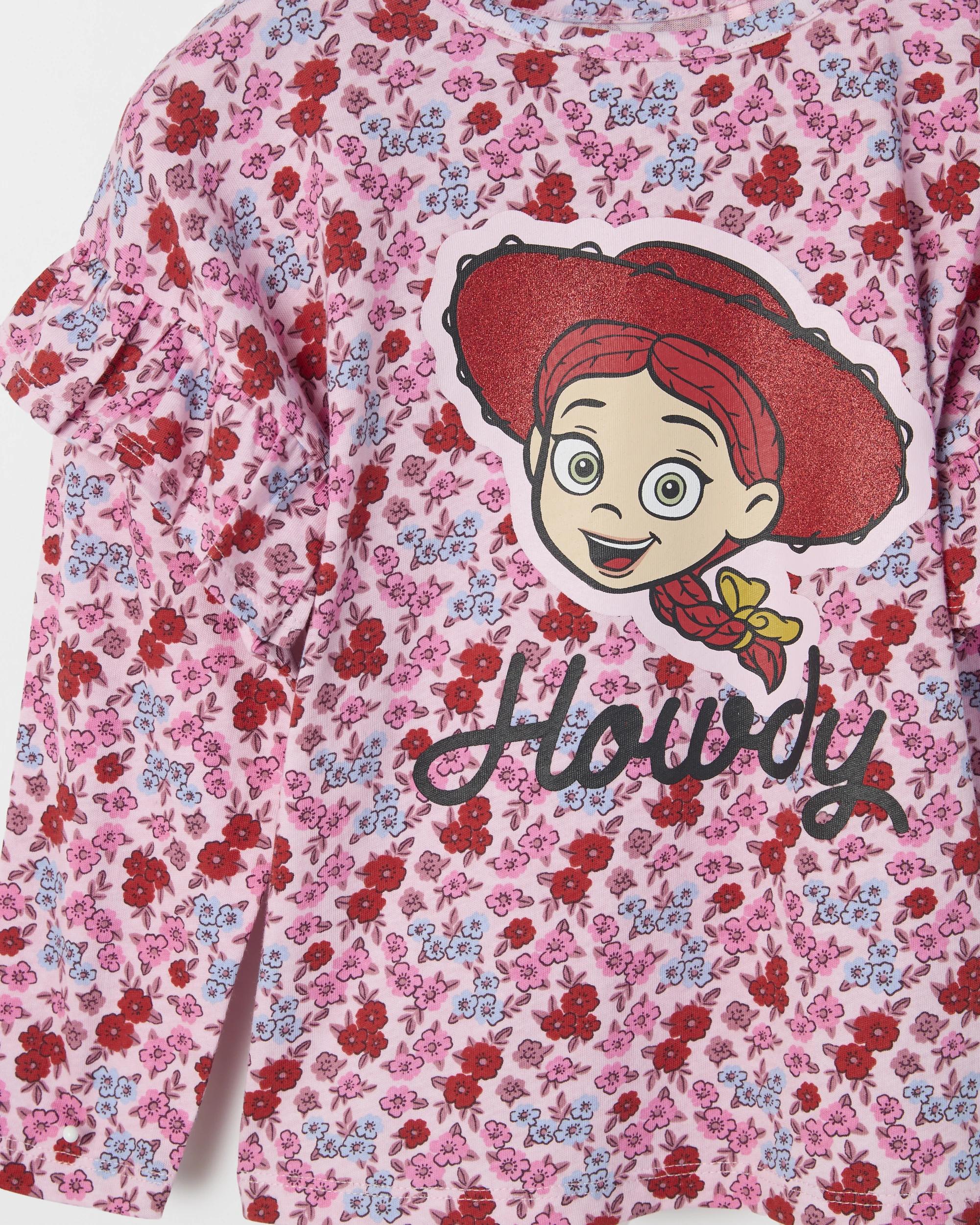 2 Disney Pixar Toy Story Australian Cotton Long Sleeve Top DITSY AOP, 2 of 2