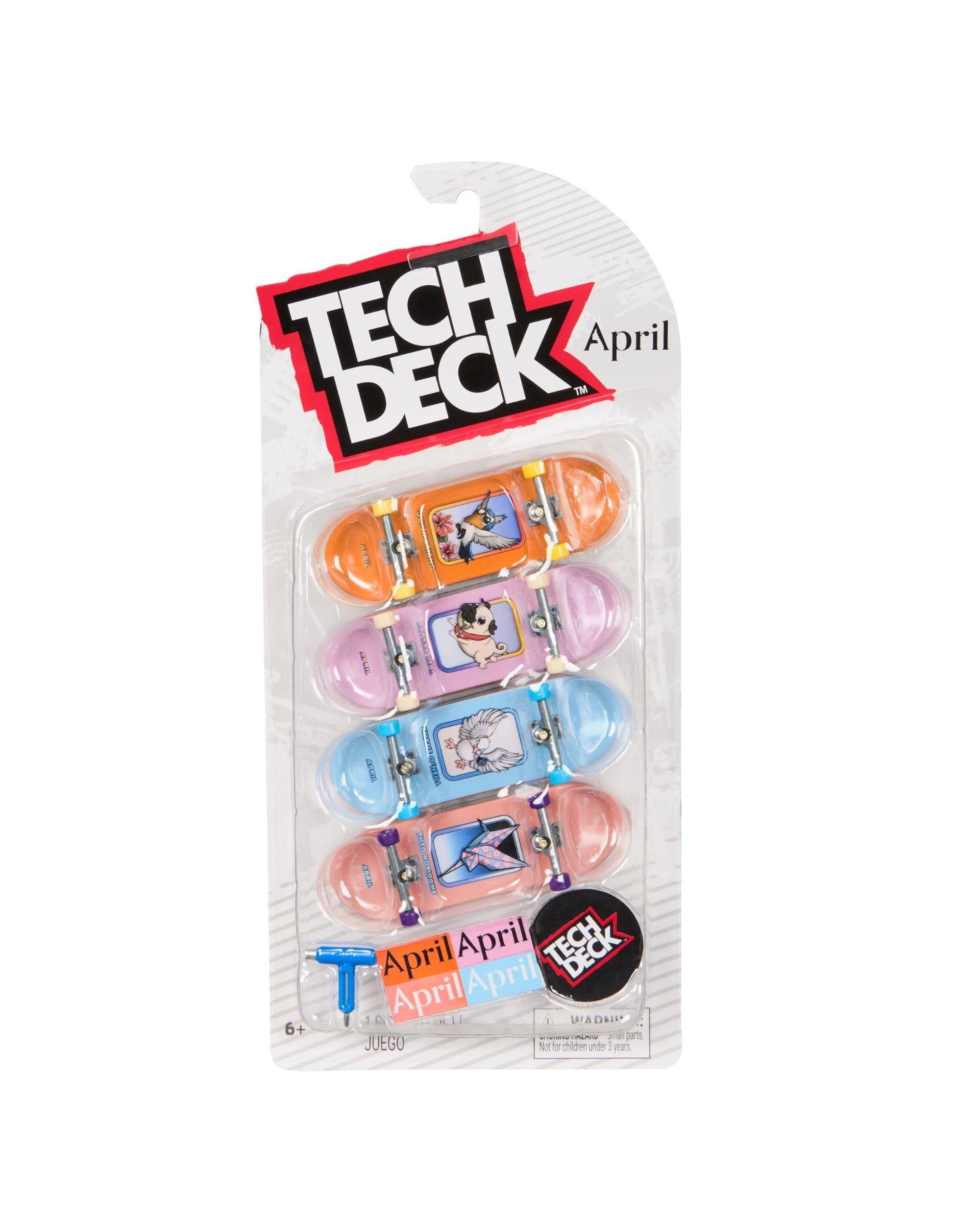 1 Tech Deck Multipack April 4 Pack, 1 of 5