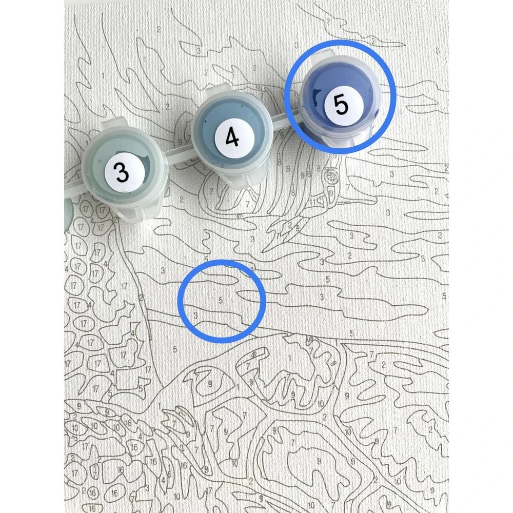 2 Reeves Paint By Numbers Set 12 x 16" Tropical Beach, 2 of 5